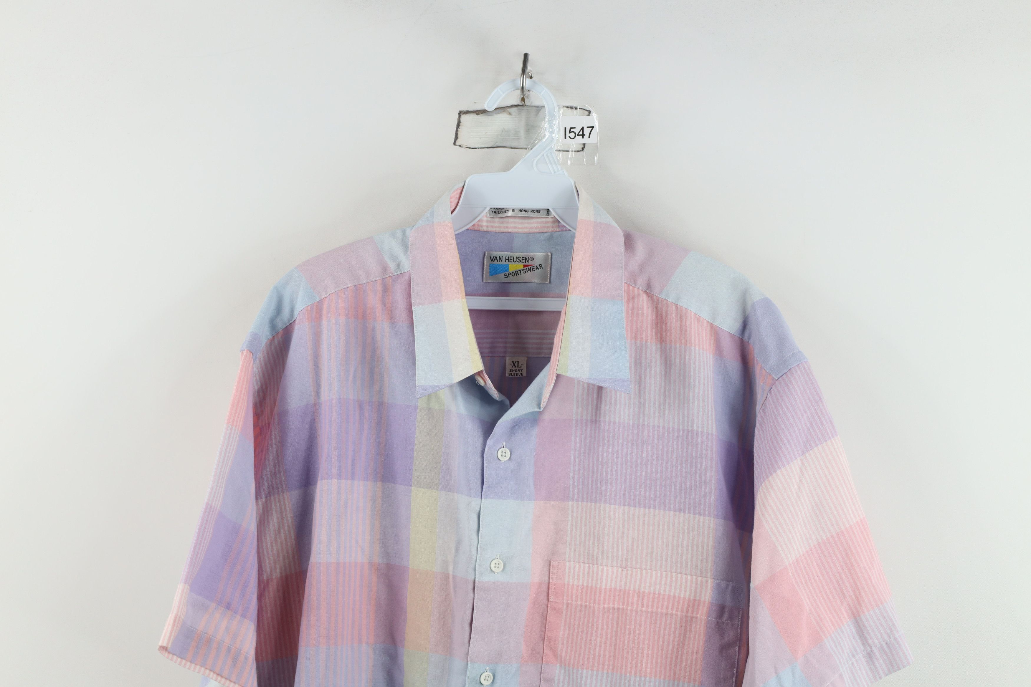 Vintage Vintage 90s Streetwear Plaid Short Sleeve Button Down Shirt Size US XL / EU 56 / 4 - 2 Thumbnail