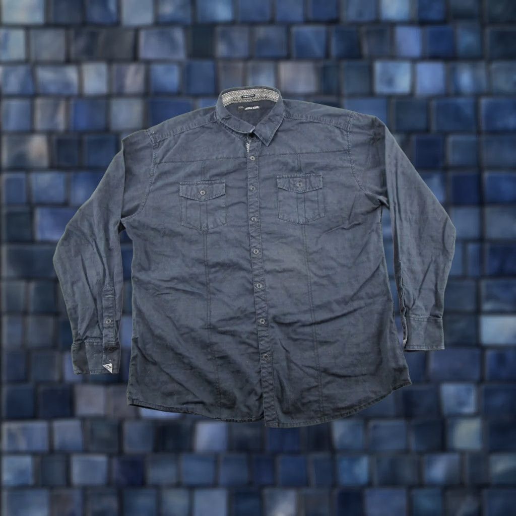 Buckle Black Buckle Black Shirt Men's 2XL Black Cotton Athletic Fit Button-Up Collared Short Description: uses keywords from title structure Size US XXL / EU 58 / 5 - 1 Thumbnail