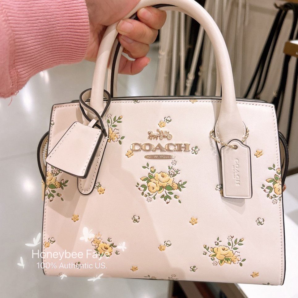 Coach NWT COACH Andrea Carryall Bag With Floral Print CAL46 Size ONE SIZE - 3 Thumbnail