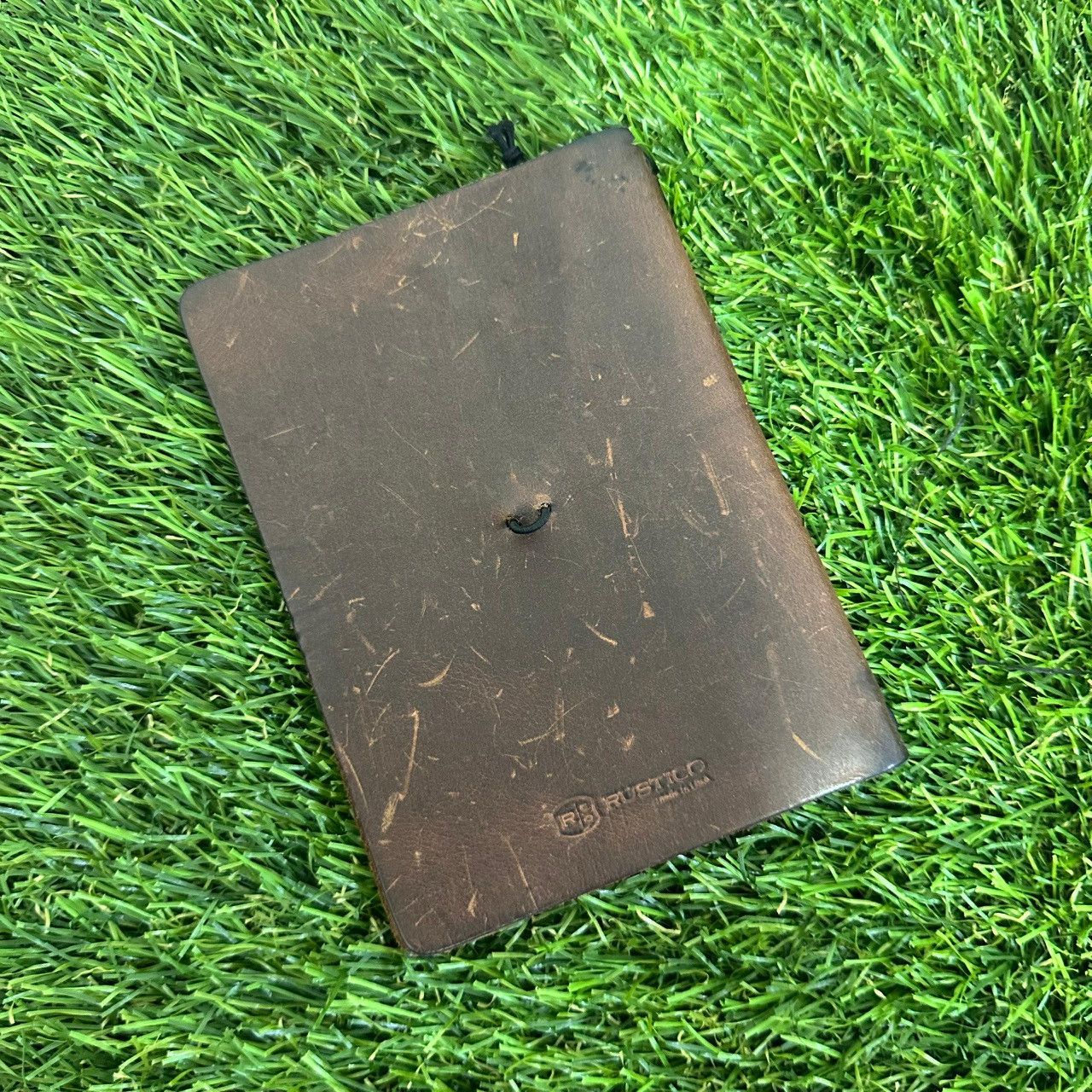 Vintage Rustico Handmade USA Leather Passport Note Cover – Patina Size ONE SIZE - 1 Thumbnail
