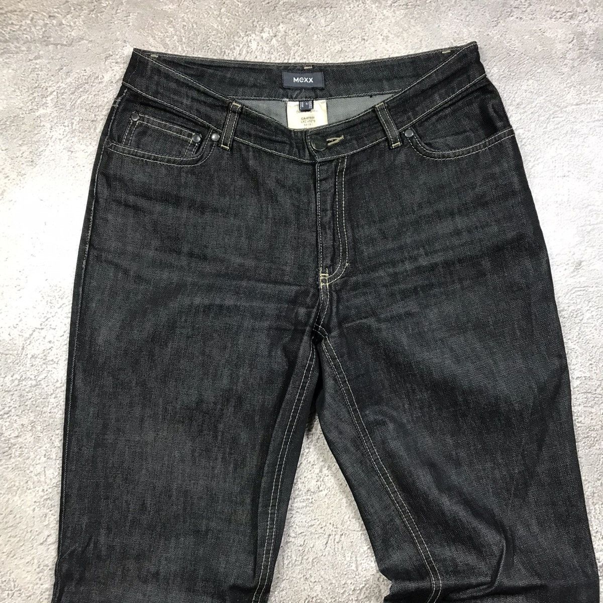Vintage Vintage Y2K Distressed Flared Jeans Grunge Skate Wide Leg 27 Size 27" / US 4 / IT 40 - 2 Thumbnail