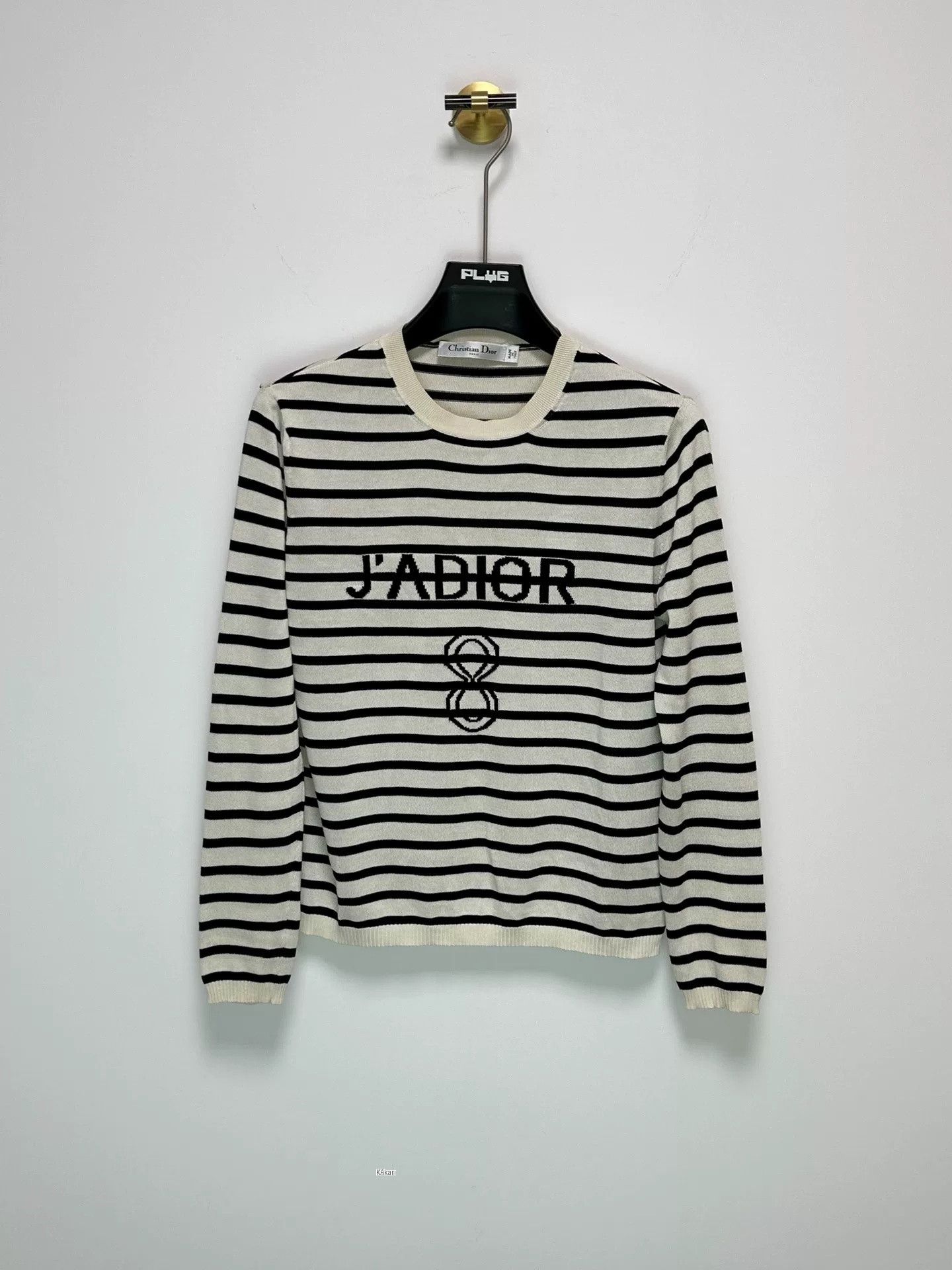 Dior Dior Black White Stripe Knit Longsleeve Size US S / EU 44-46 / 1 - 1 Thumbnail