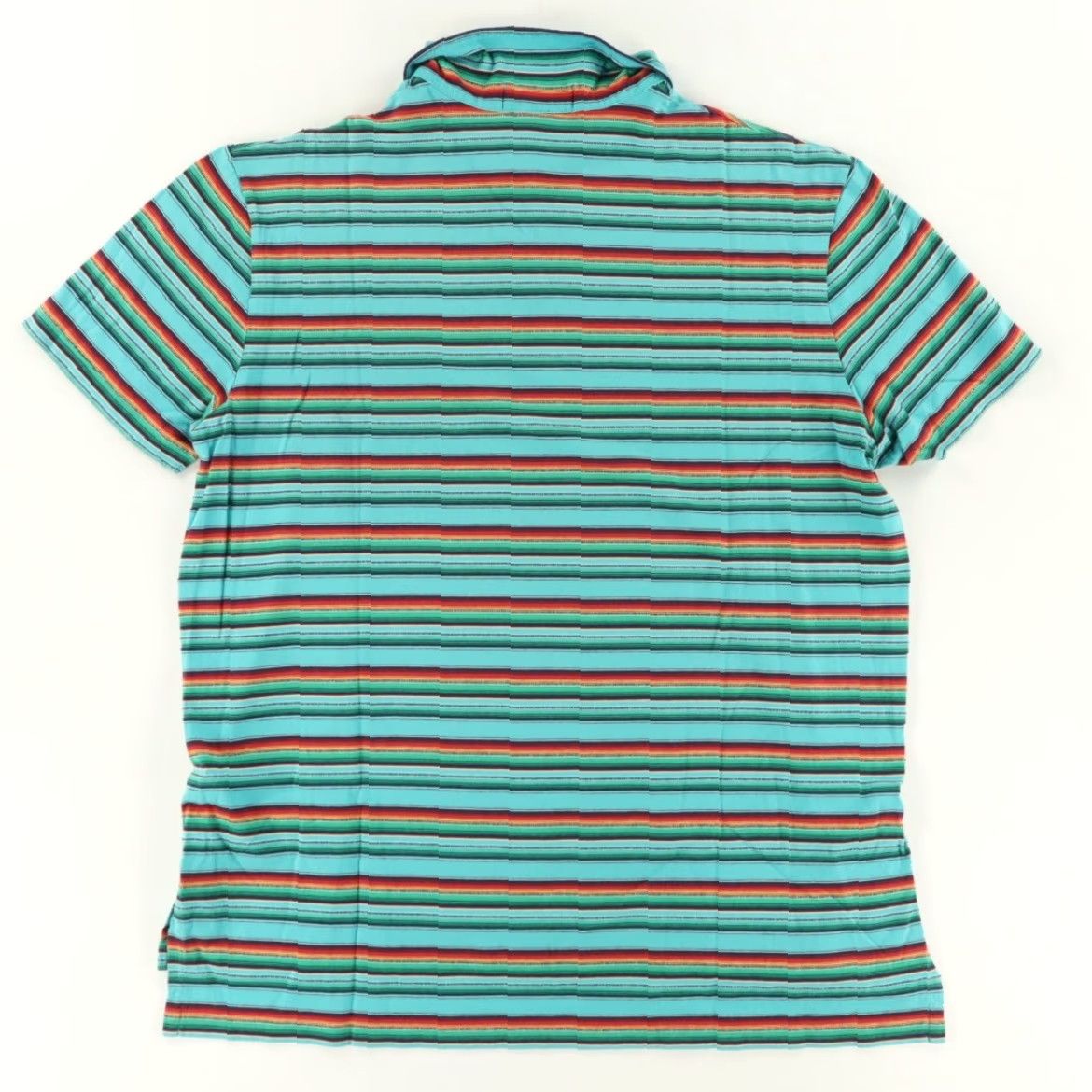 Polo Ralph Lauren Polo Ralph Lauren Knit Cotton Striped Polo Shirt Green Men's XL Size US XL / EU 56 / 4 - 4 Thumbnail