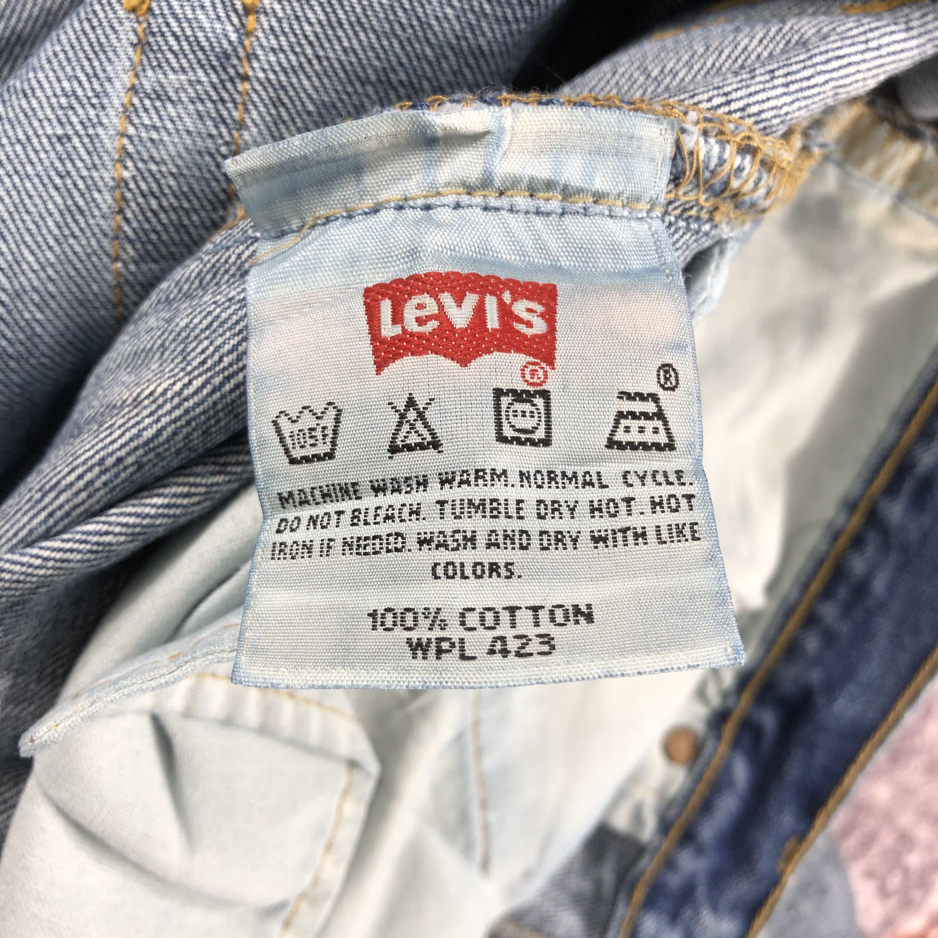 Levi's 90s Vintage Blue Wash Levis 501 Jeans-JM2378 Size US 36 / EU 52 - 11 Thumbnail