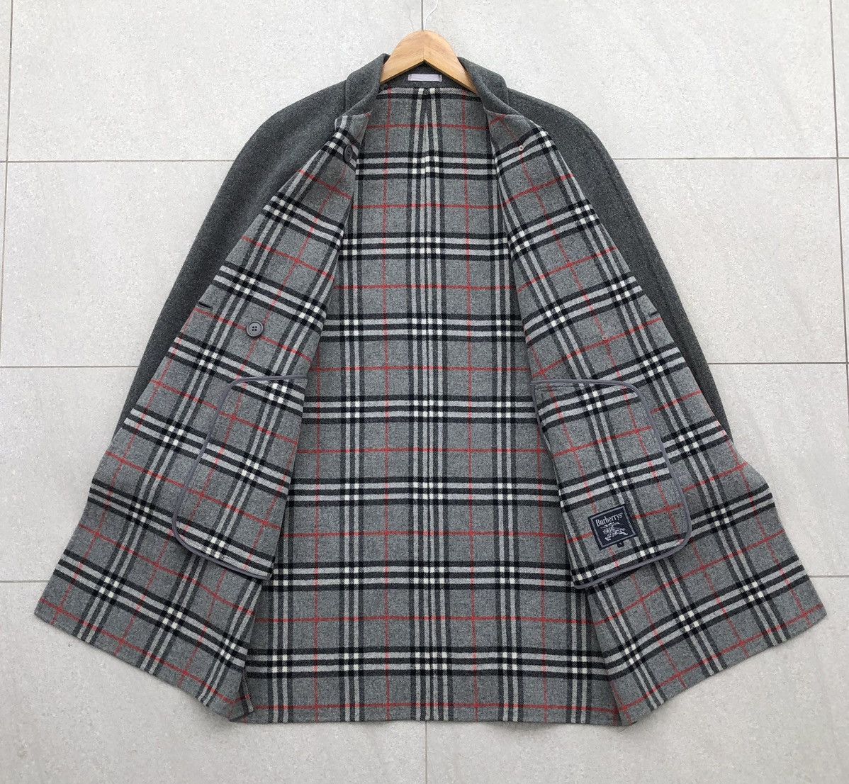 Burberry Prorsum Burberrys Prorsum Lined Novacheck Wool Trench Coat Size US M / EU 48-50 / 2 - 10 Thumbnail