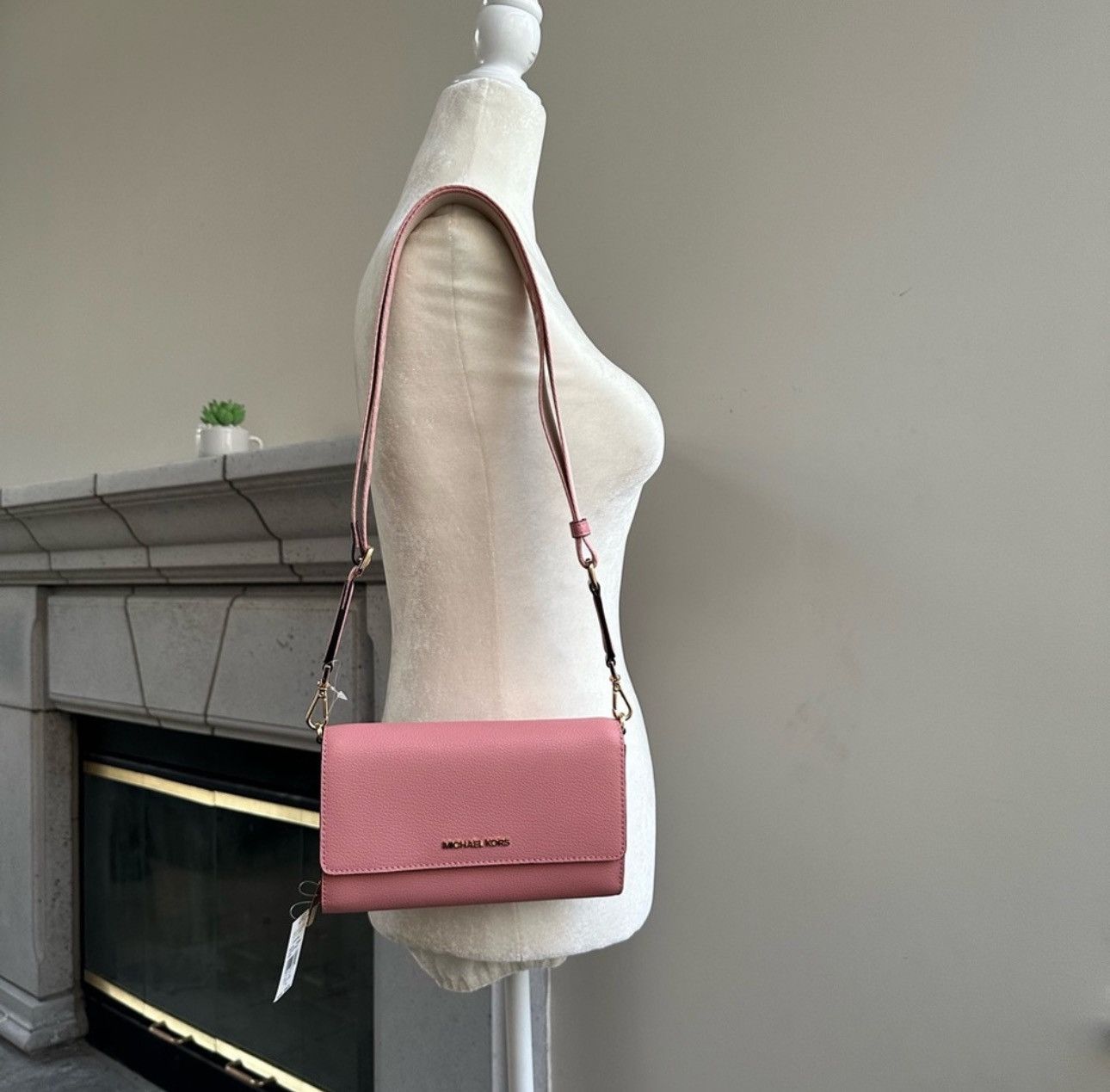 Michael Kors NWT Michael Kors Jet Set Large Leather Crossbody Bag Size ONE SIZE - 12 Thumbnail