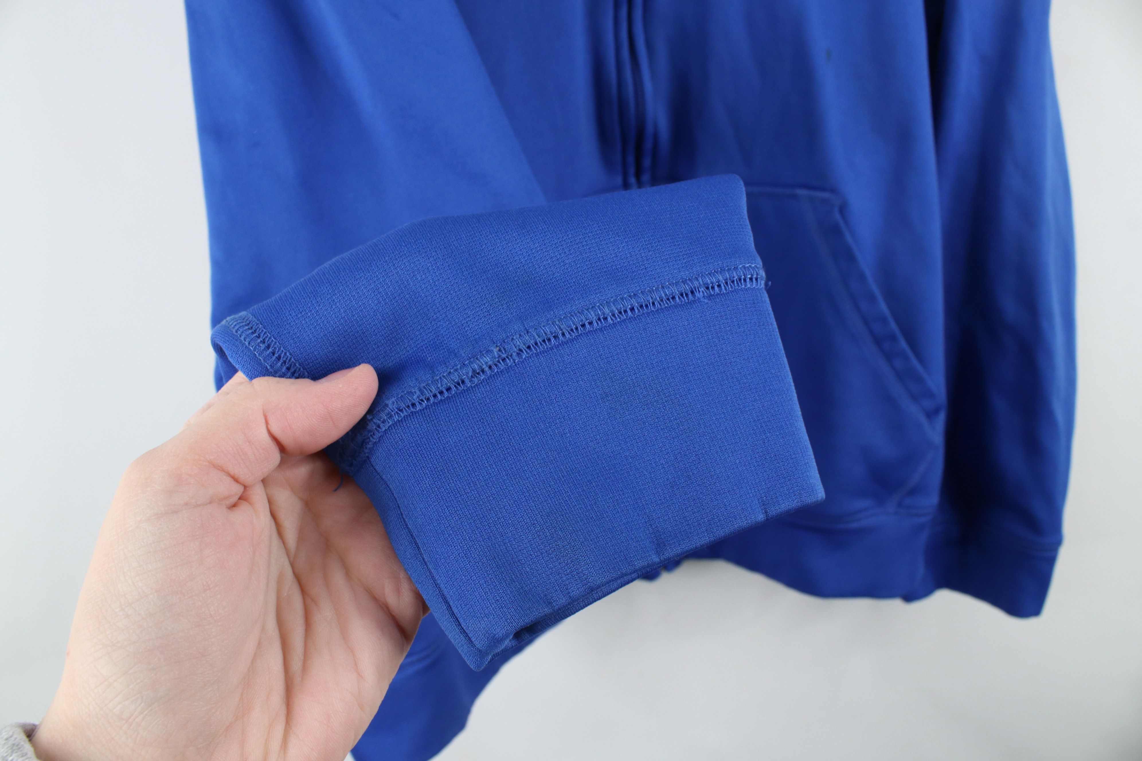 Nike × Vintage Vintage Y2K Nike Therma Fit Monochrome Full Zip Hoodie Blue Size US L / EU 52-54 / 3 - 12 Thumbnail