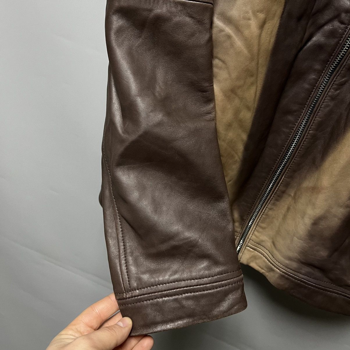 Hugo Boss Hugo Boss Leather Jacket Lamb Exclusive Custom Size US M / EU 48-50 / 2 - 15 Thumbnail