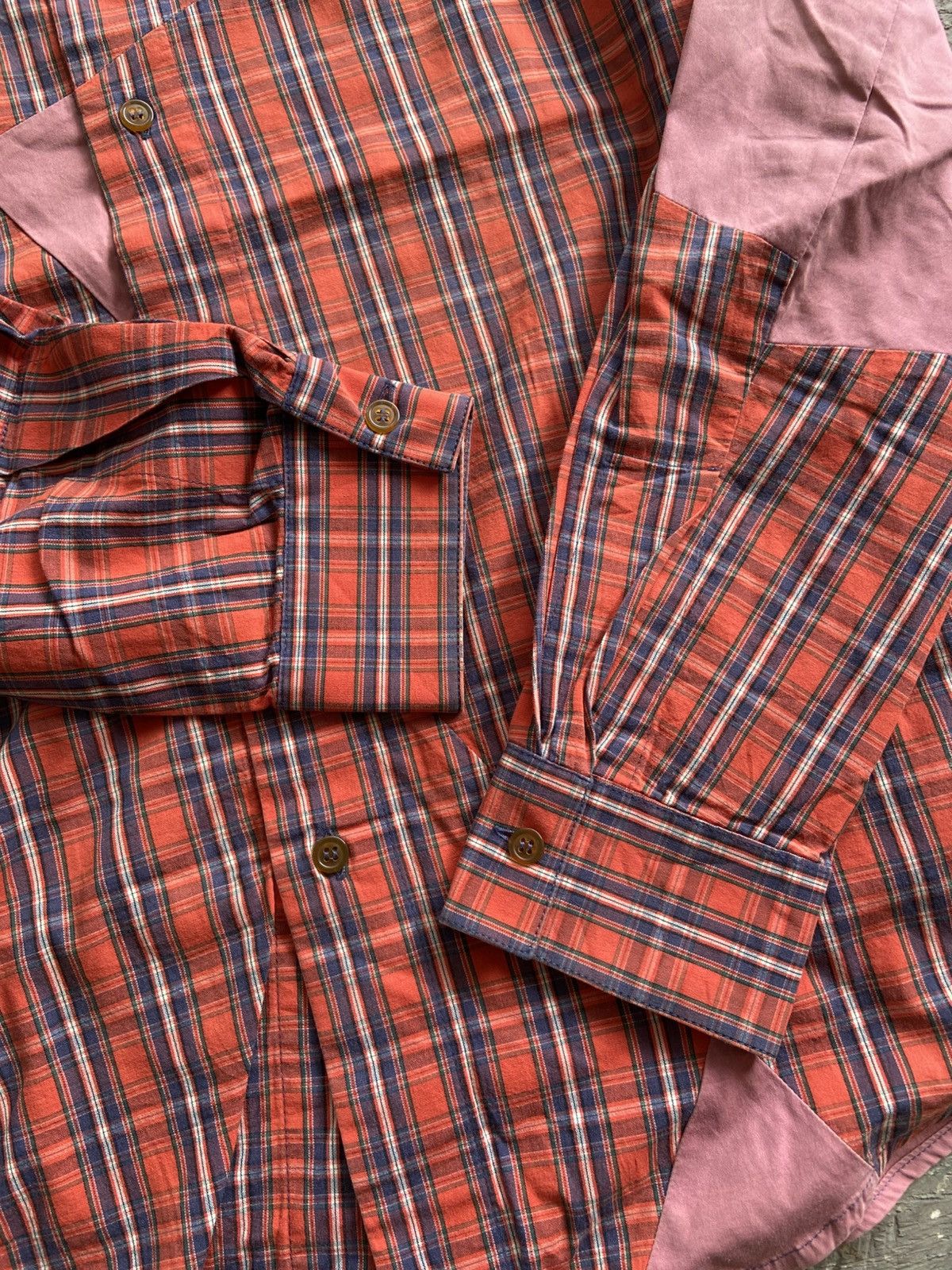 Vivienne Westwood 2000s Vivienne Westwood Man - Asymmetrical Patchwork Shirt Size US L / EU 52-54 / 3 - 9 Thumbnail