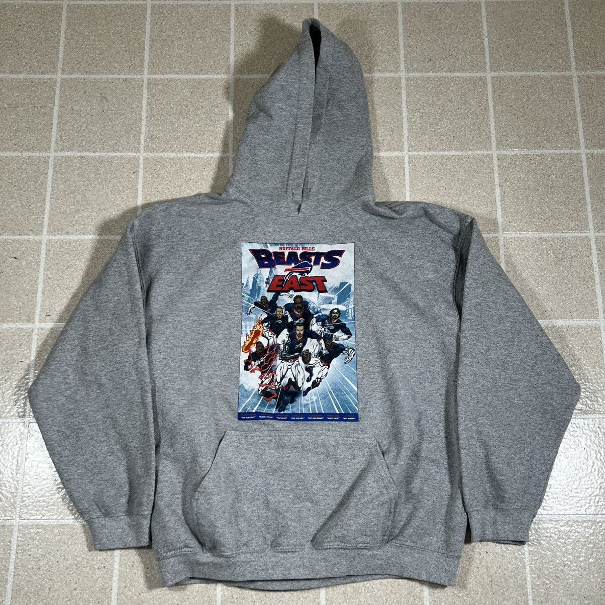 NFL Buffalo Bills Hoodie "Beast Of The East" Cartoon Superheros Size US L / EU 52-54 / 3 - 1 Thumbnail