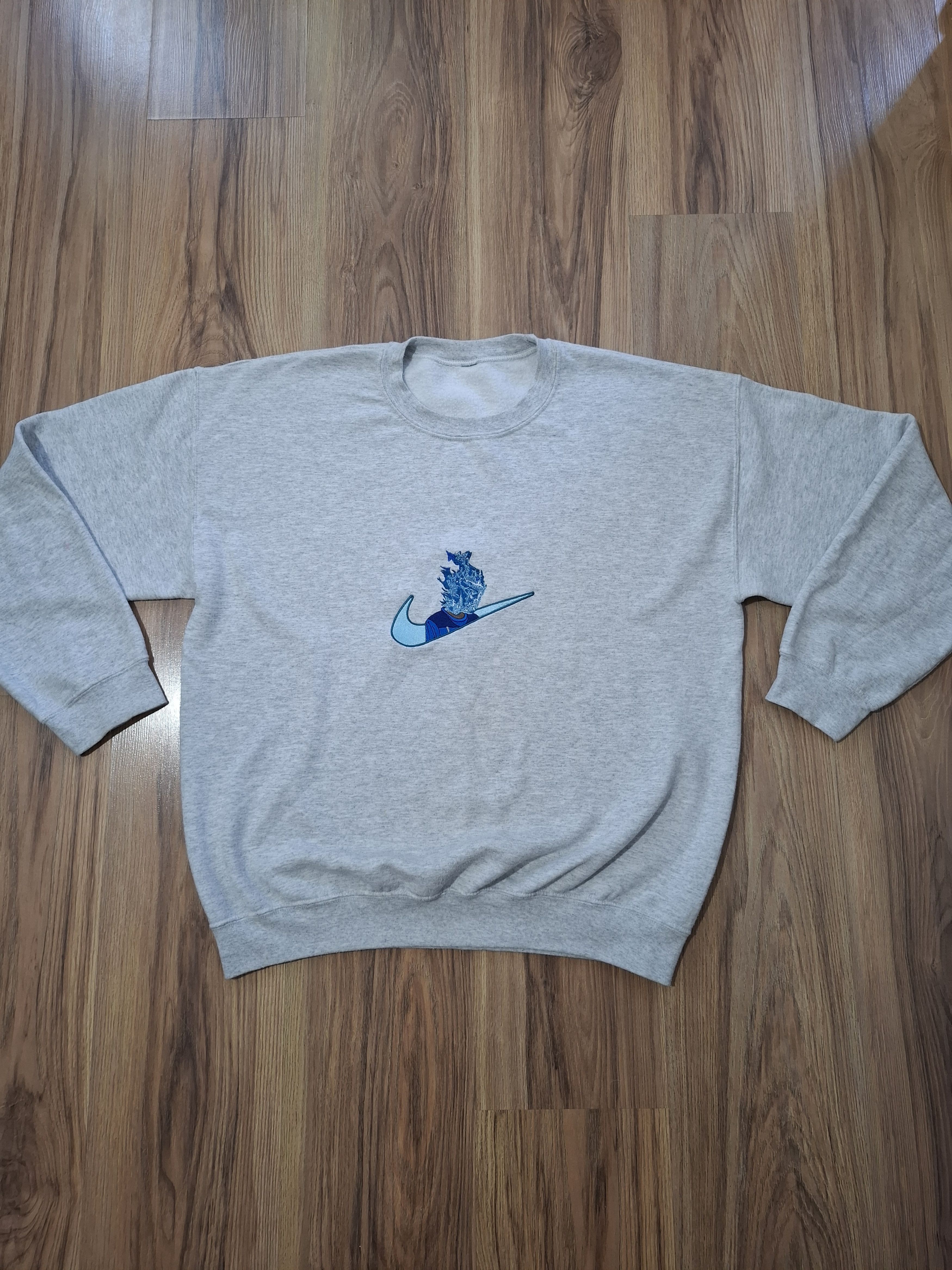 Vintage Vintage Center Swoosh Bootleg embroidered crewneck Size US L / EU 52-54 / 3 - 1 Thumbnail