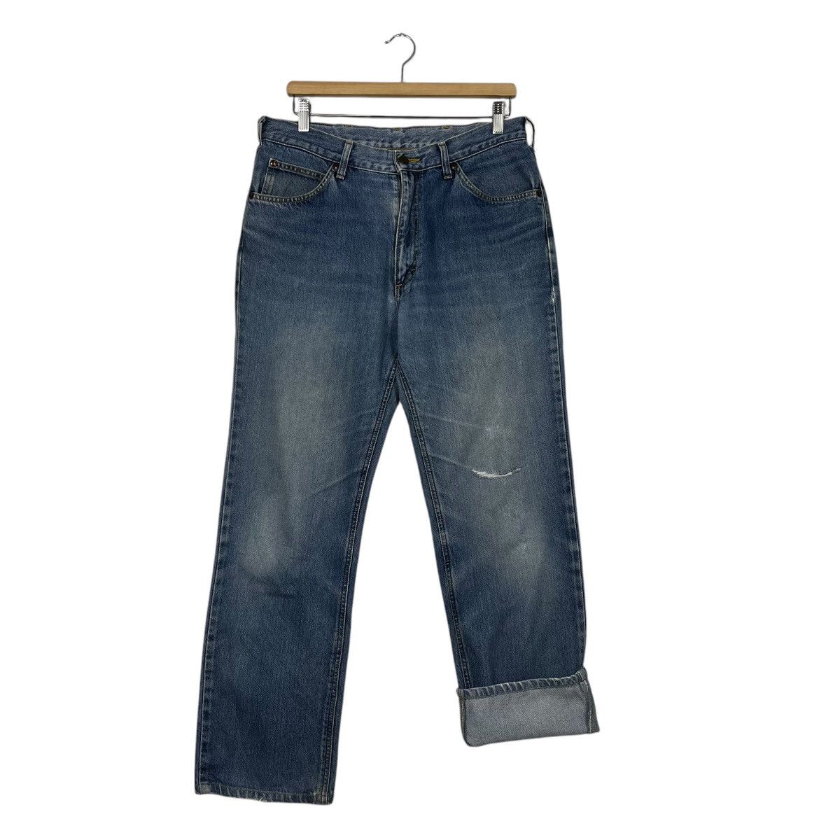 Lee Vintage Lee Distressed Denim Jeans Size US 34 / EU 50 - 11 Thumbnail