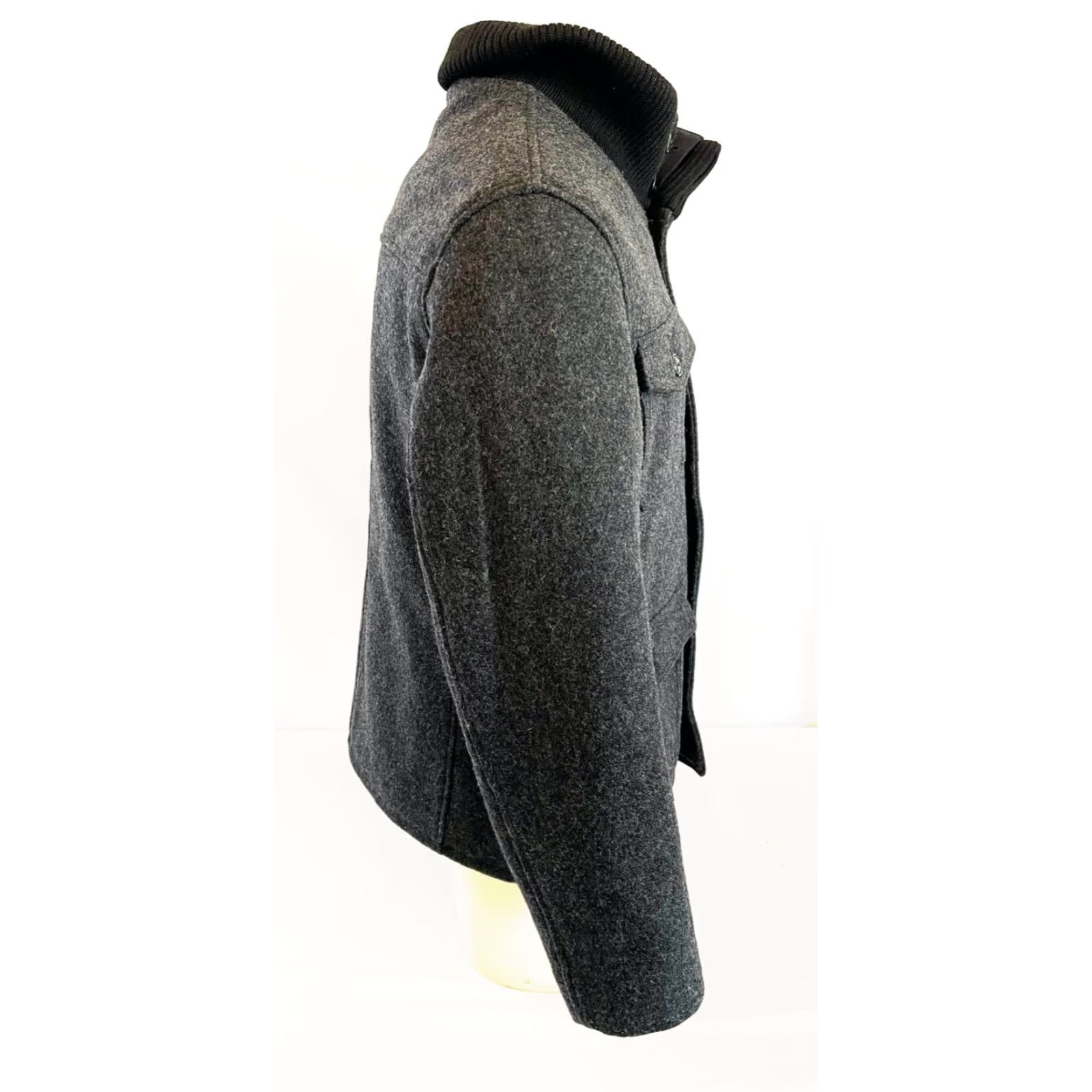 Schott VINTAGE Schott NYC N-5A Mens Large Wool Flying Jacket Flight USA 1860 Pockets Bomber Size US L / EU 52-54 / 3 - 4 Thumbnail