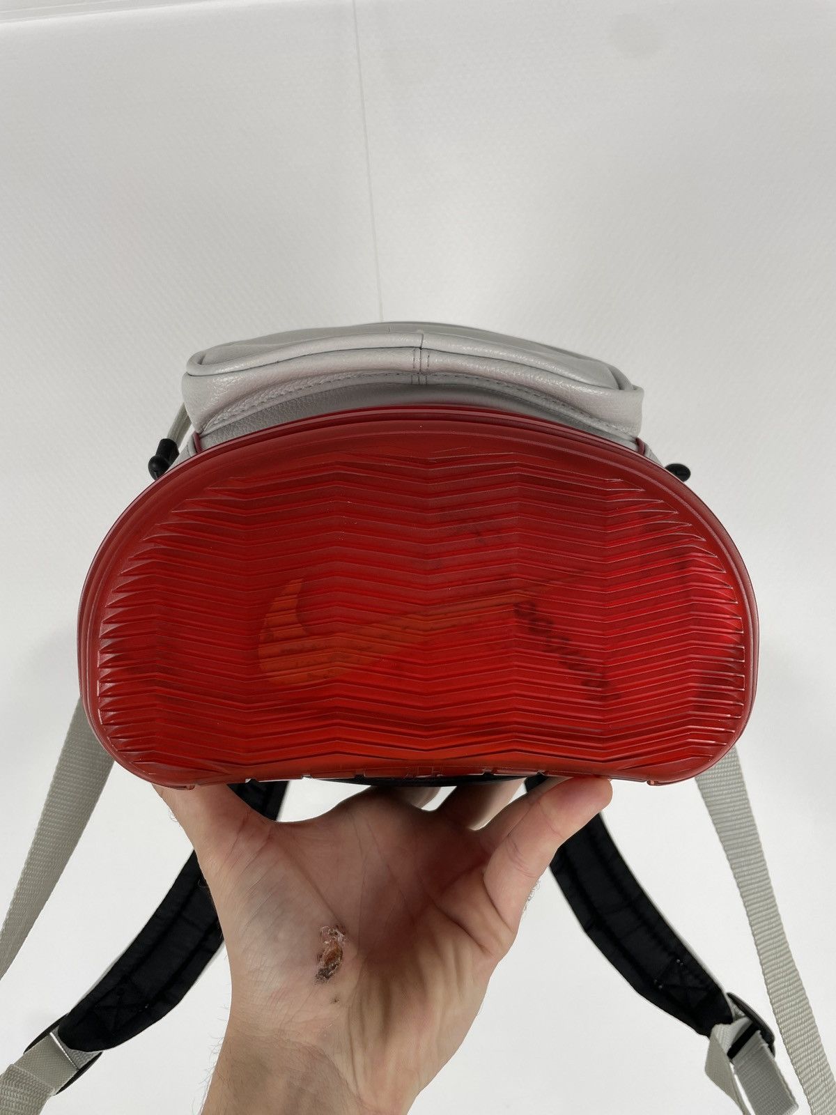 Nike Retro 90’s AIR Leather Bubble Double Big Swoosh Utility Backpack Mini Bag Size ONE SIZE - 18 Thumbnail