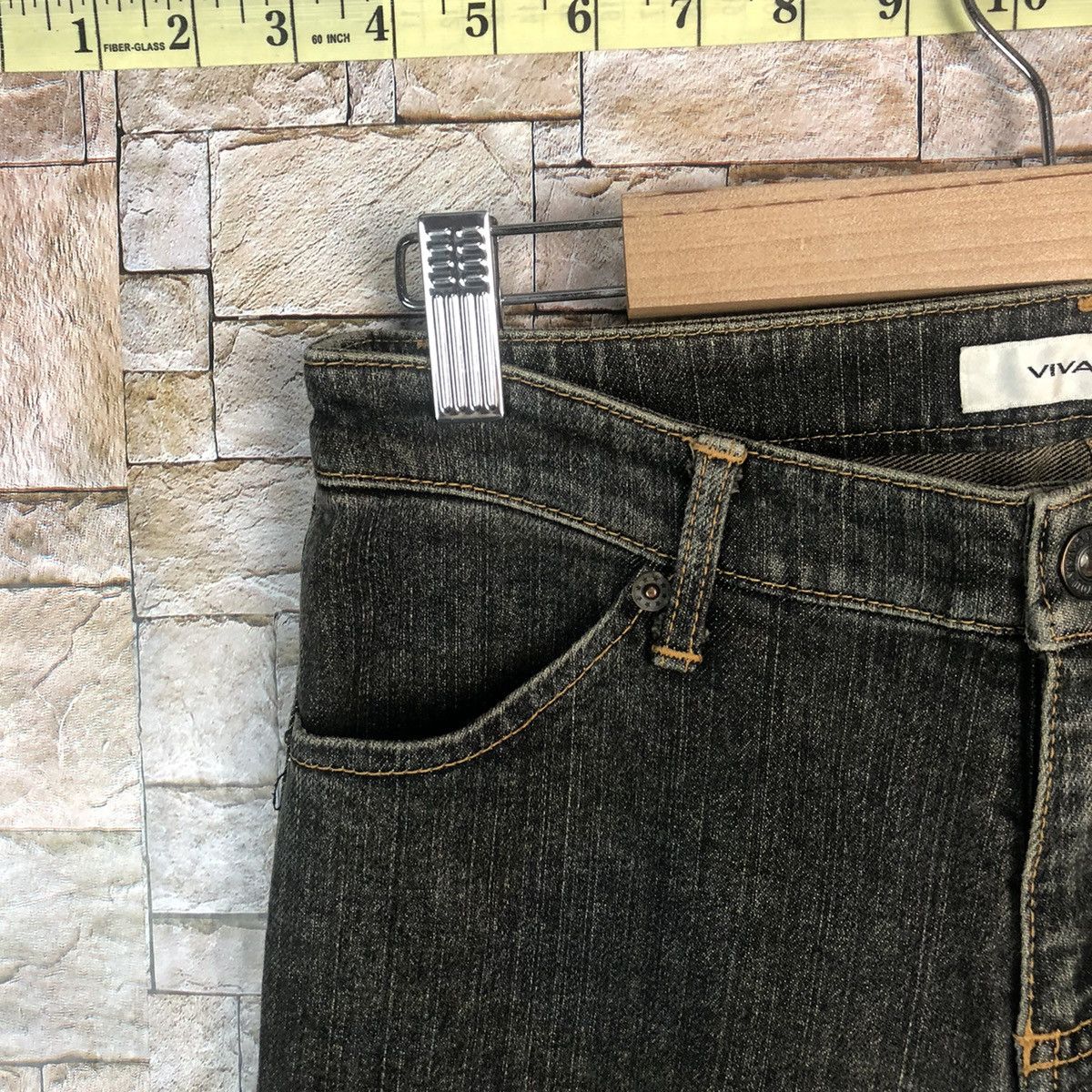 Japanese Brand VivaYou Black ripped distressed Denim Pants #A652 Size 28" / US 6 / IT 42 - 8 Thumbnail