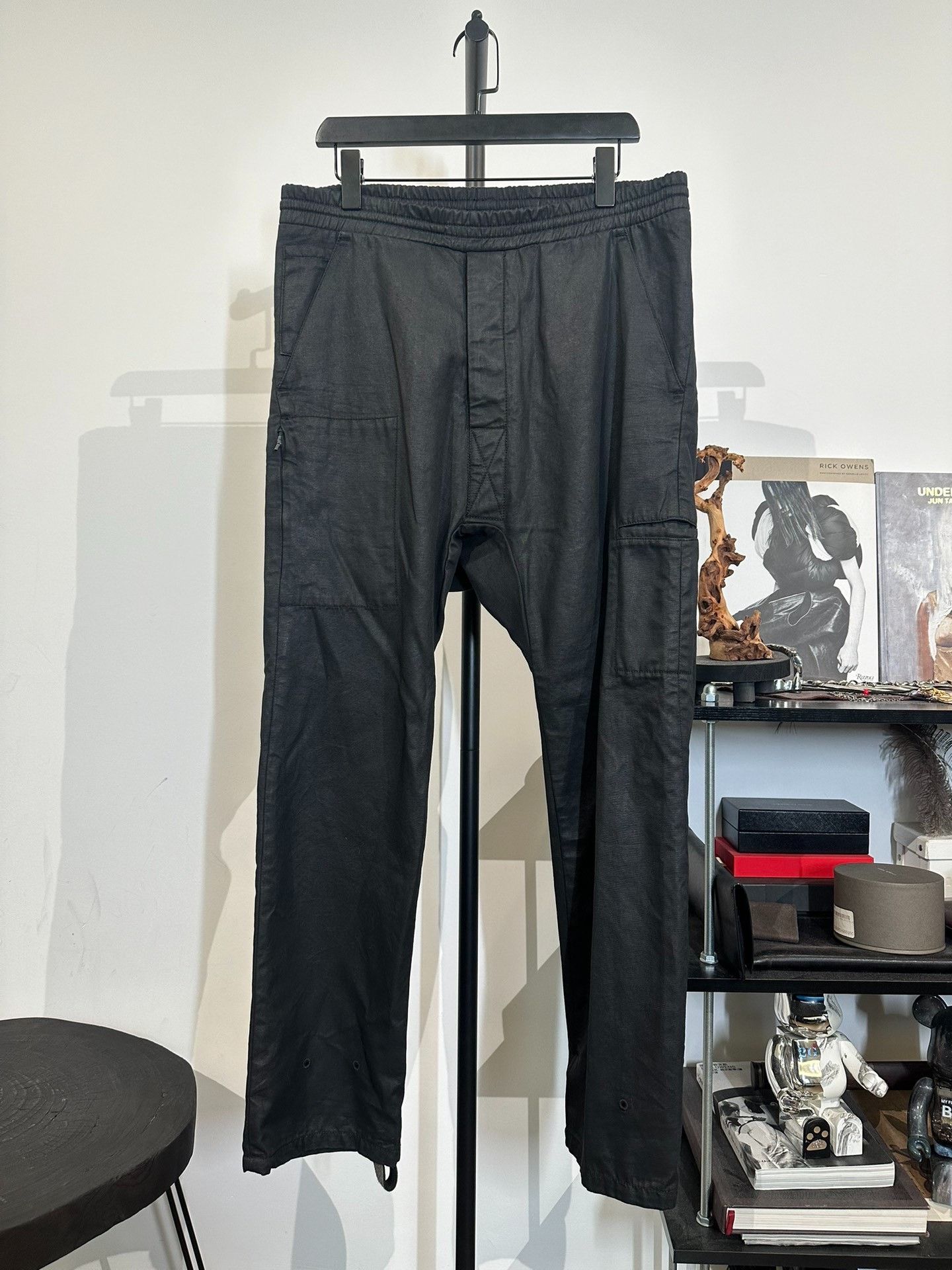 11 By Boris Bidjan Saberi Boris Bidjan Saberi 11by BBS Waxed Straight Pants Size US 38 / EU 54 - 1 Thumbnail