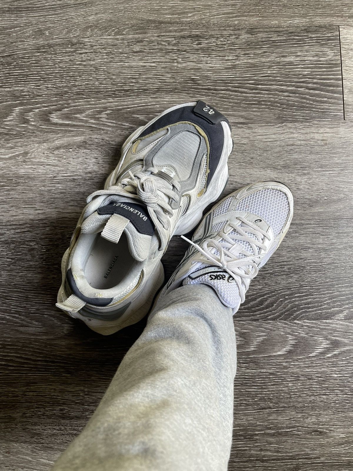 Balenciaga Balenciaga Cargo Sneaker White Grey Black Shoe | Grailed