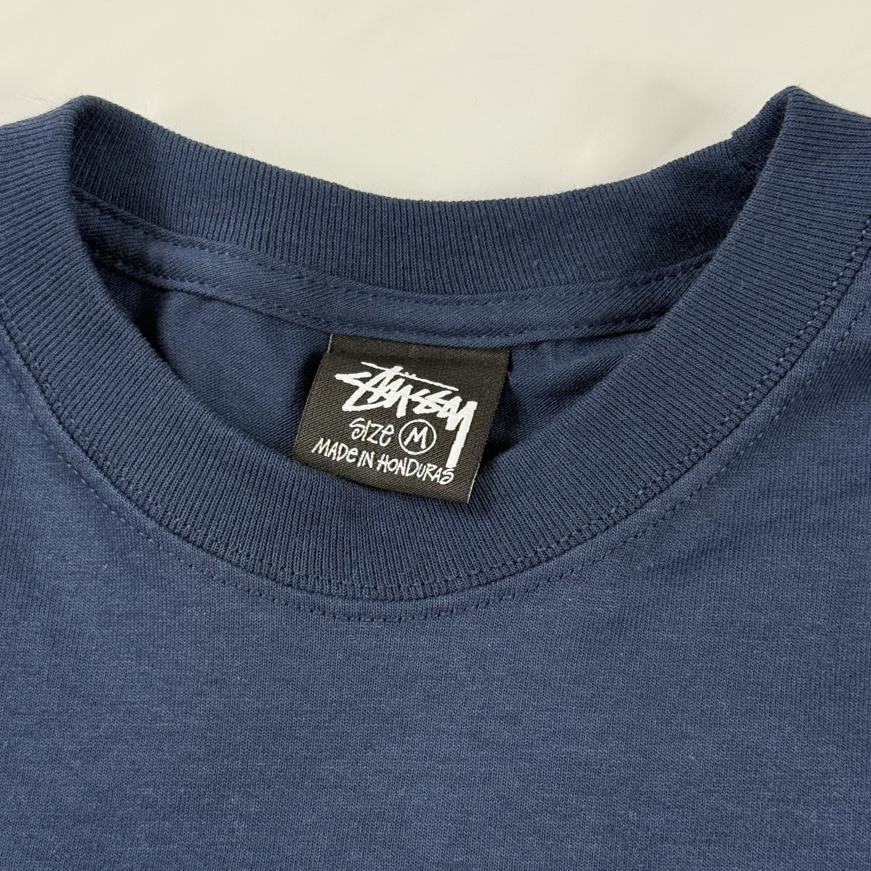 Stussy Stussy World Tour Long Sleeve T-Shirt Navy Blue Mens Medium Size US M / EU 48-50 / 2 - 5 Thumbnail