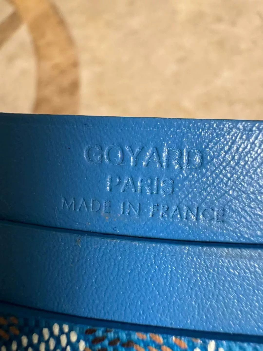 Goyard Goyard Oversized Blue Monogram Card Case Size US XXL / EU 58 / 5 - 5 Thumbnail