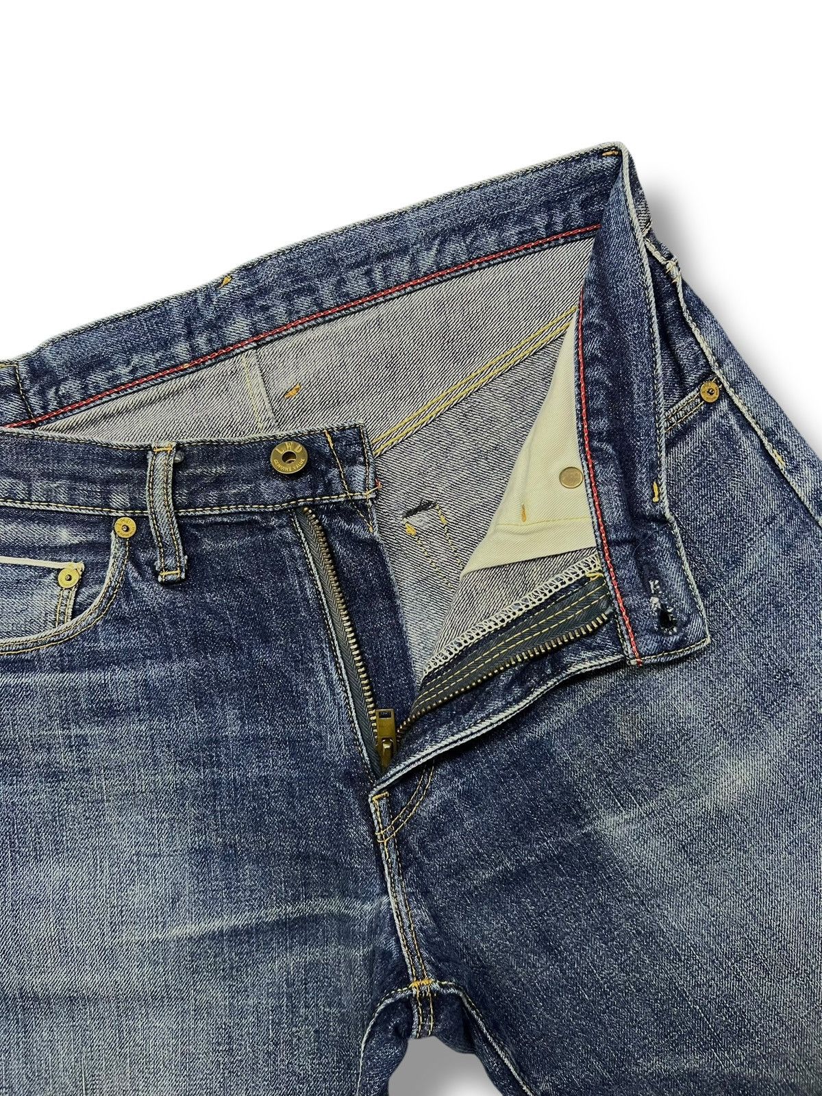 Japanese Brand Vintage L.W.D By Domingo Selvedge Denim Japan | Slim Straigh Size US 31 - 10 Thumbnail