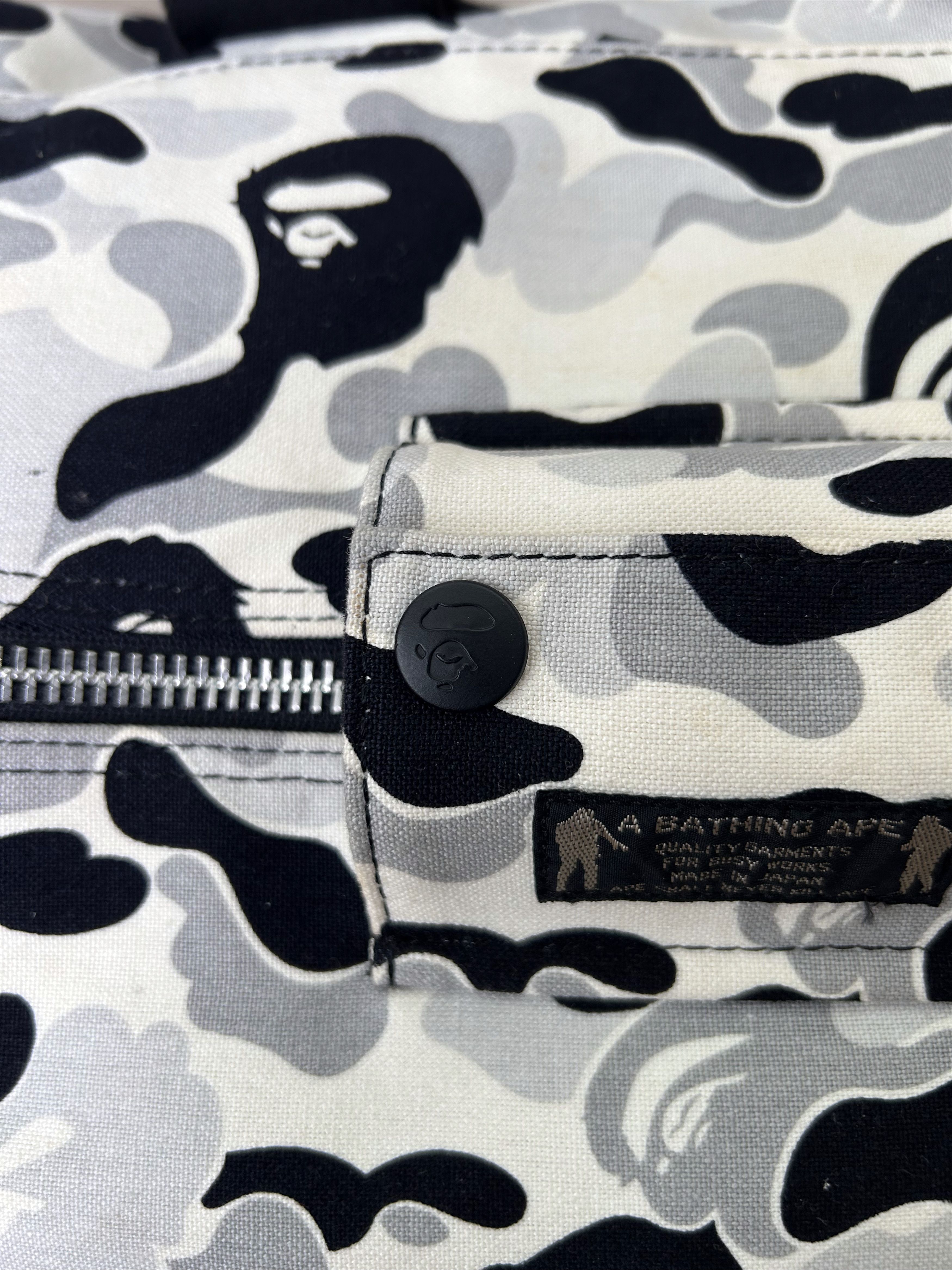 Bape 2002 Bape Boston Bag Gray Camo Size ONE SIZE - 4 Thumbnail