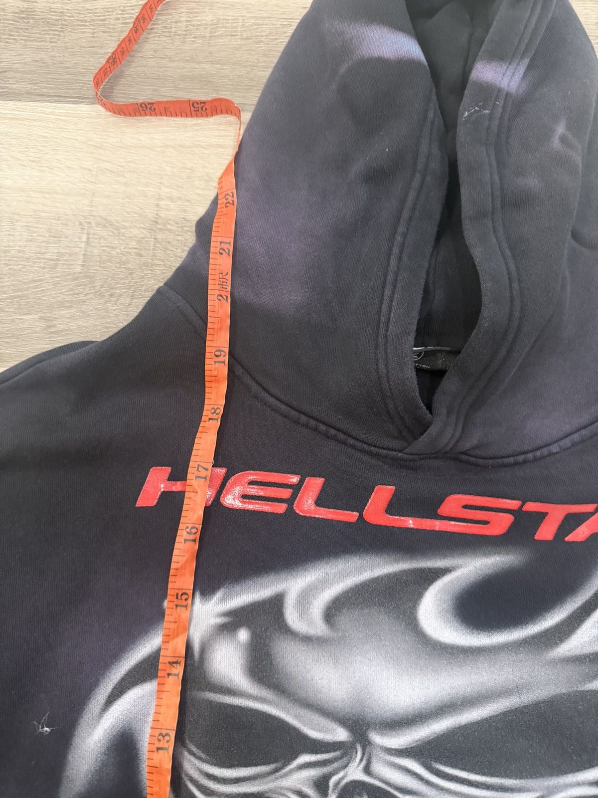 HELLSTAR Hellstar Airbrushed Skull Hoodie Black Size XS Size US XS / EU 42 / 0 - 13 Thumbnail