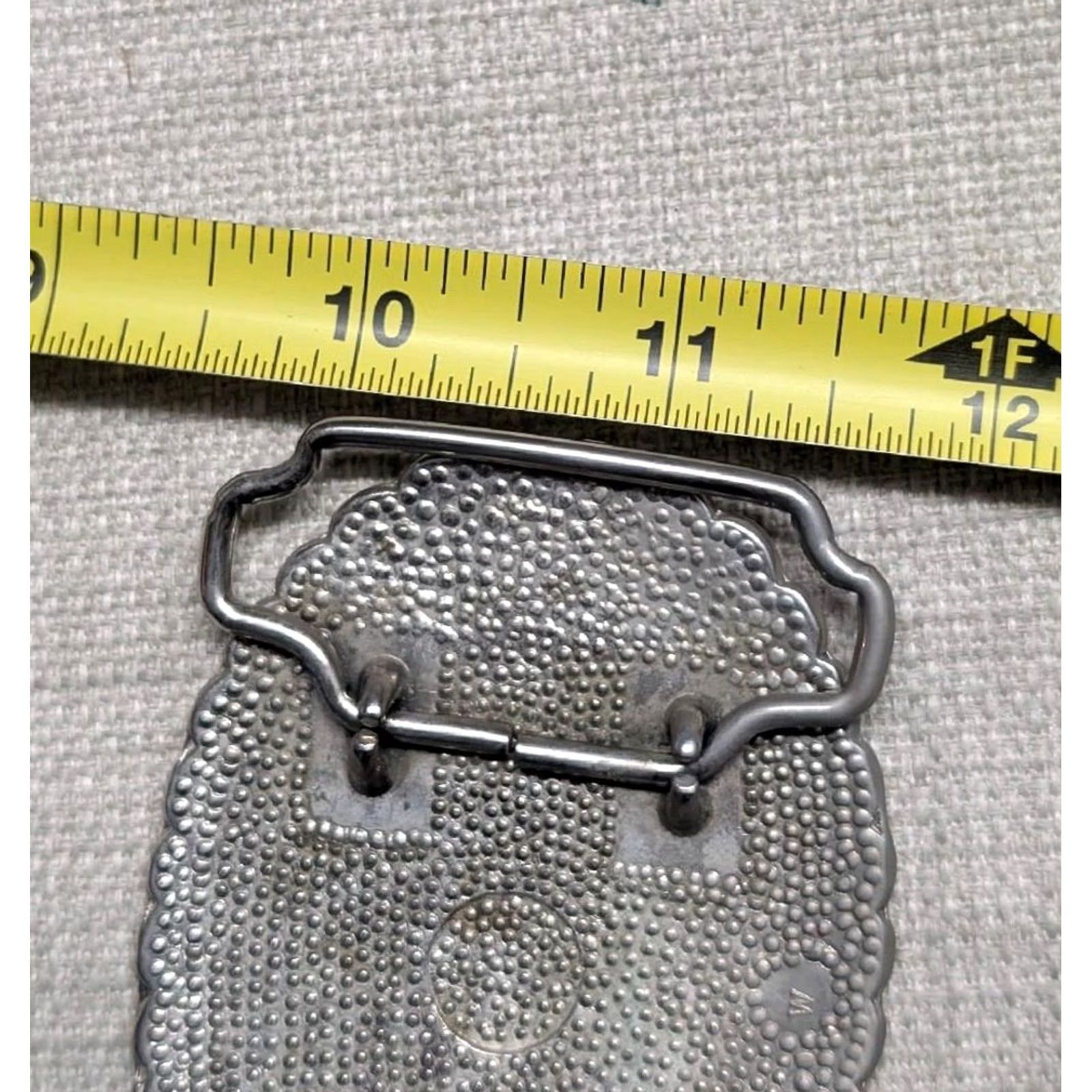 Vintage VINTAGE DAISY belt buckle ENGRAVED western floral Men Belt Buckle Size ONE SIZE - 8 Thumbnail
