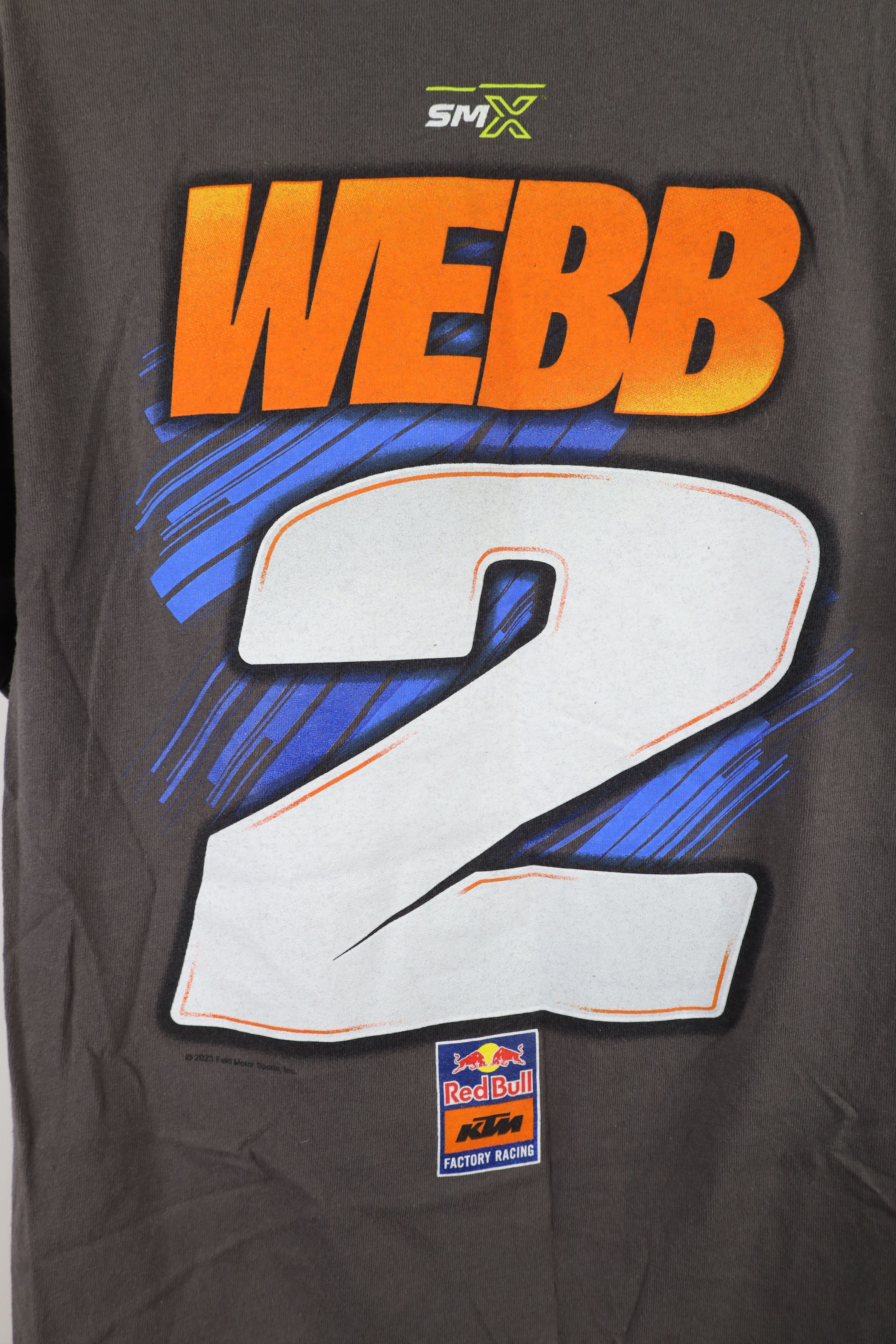Vintage Red Bull KTM Factory Racing Webb Motocross T-Shirt Gray Size US M / EU 48-50 / 2 - 9 Thumbnail