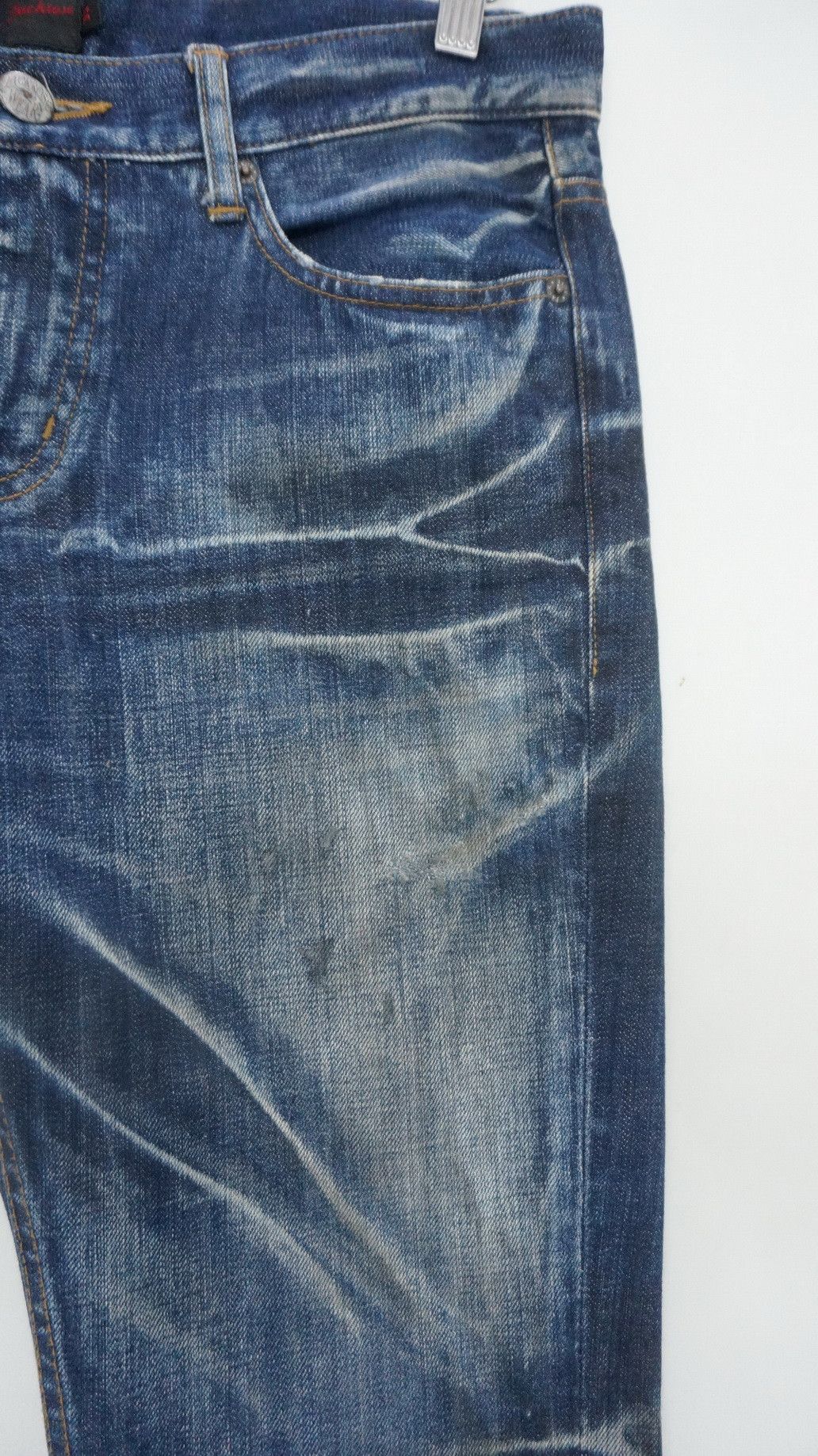 BUFFALO BOBS Dope 🔥 JACKROSE Flared Distressed Jeans Size US 33 - 6 Thumbnail