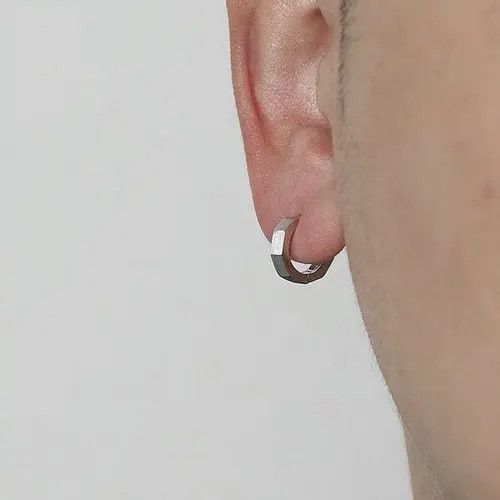 Vintage 100%925 silver retro punk earrings Size ONE SIZE - 2 Thumbnail