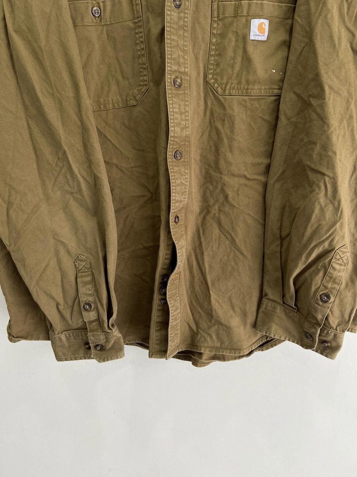 Vintage Vintage Carhartt Button Shirt 3XL Size US XXL / EU 58 / 5 - 4 Thumbnail