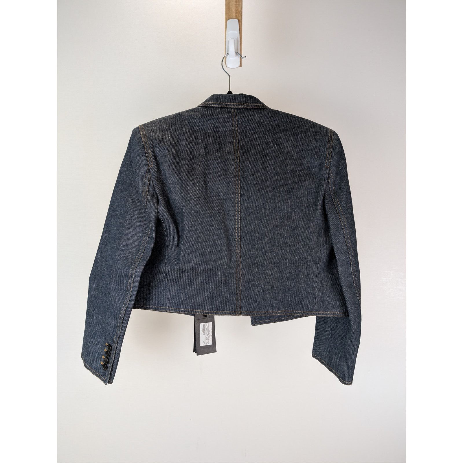 Saint Laurent Paris o1rshd1 Veste Jean Tailleur tailored denim jacket Deep Blue Size M / US 6-8 / IT 42-44 - 9 Thumbnail