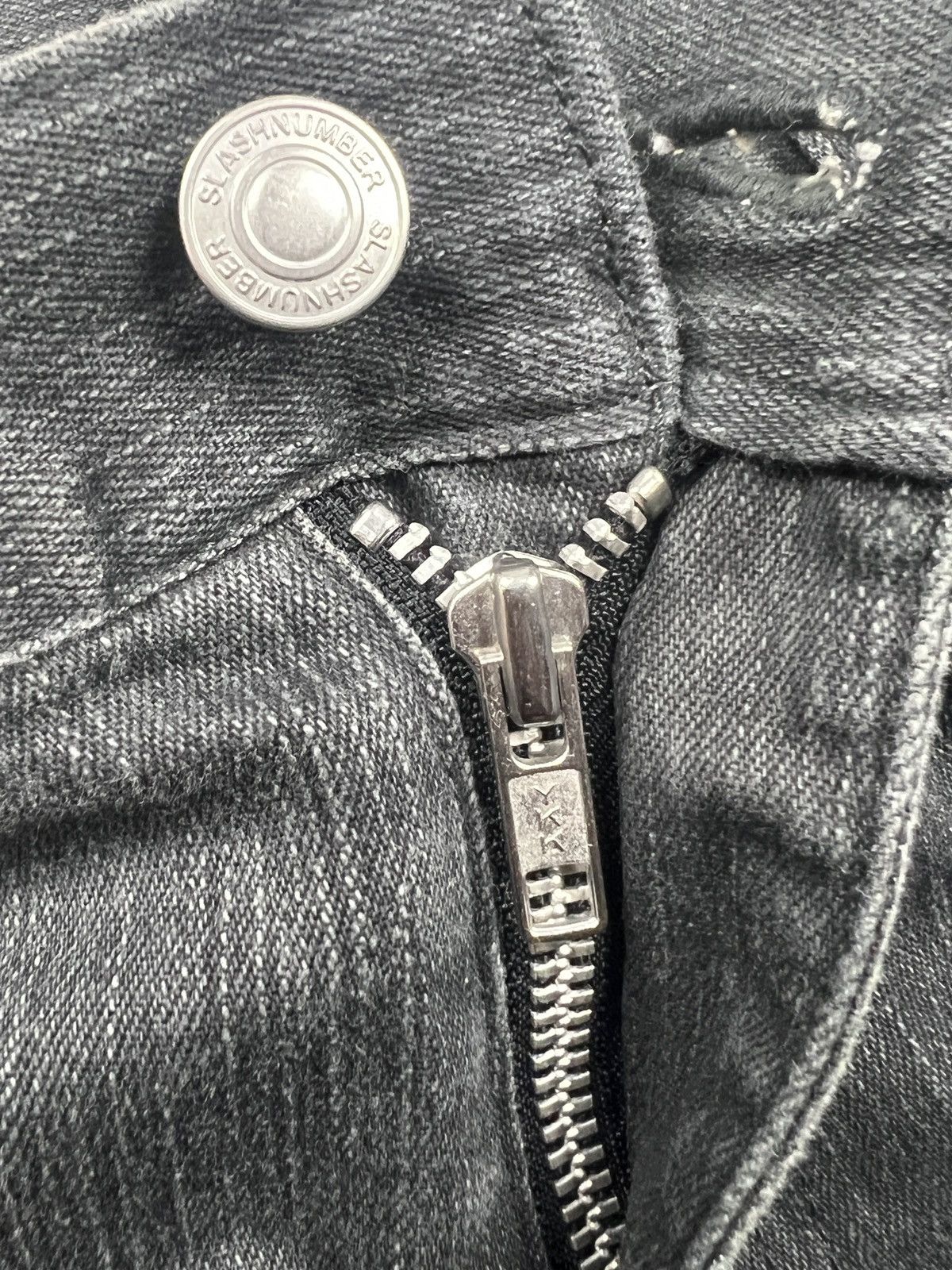 Japanese Brand Slash Number 🇯🇵 Bondage Denim Size US 29 - 14 Thumbnail