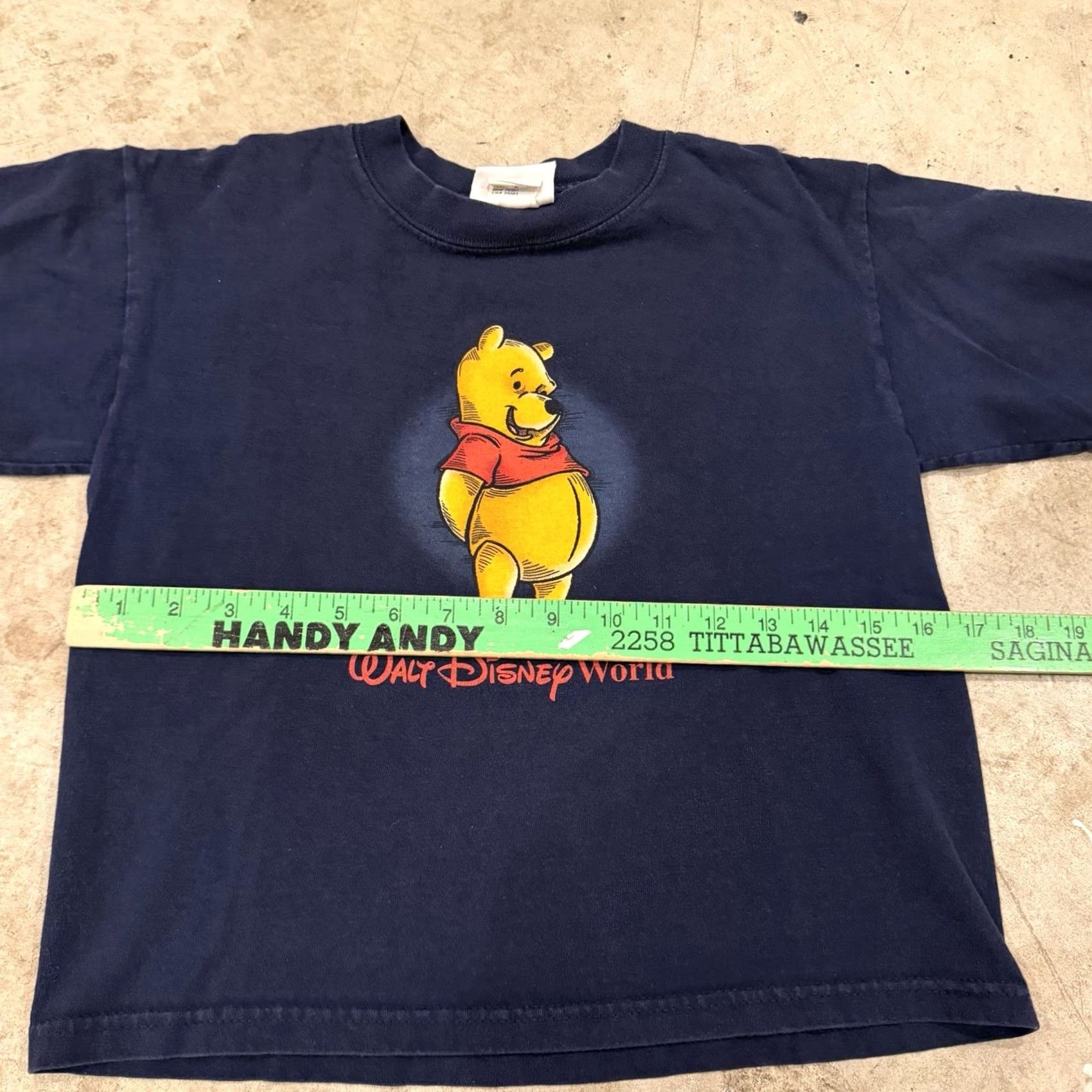 Disney VINTAGE Disney Winnie the Pooh Crew Neck Tee Shirt Blue Sz Small Men Shirt Pooh Logo 90s Disney Graphic Tee Size US S / EU 44-46 / 1 - 6 Thumbnail