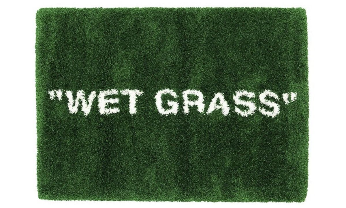 Ikea × Virgil Abloh Virgil Abloh X IKEA MARKERAD “WET GRASS” Rug 