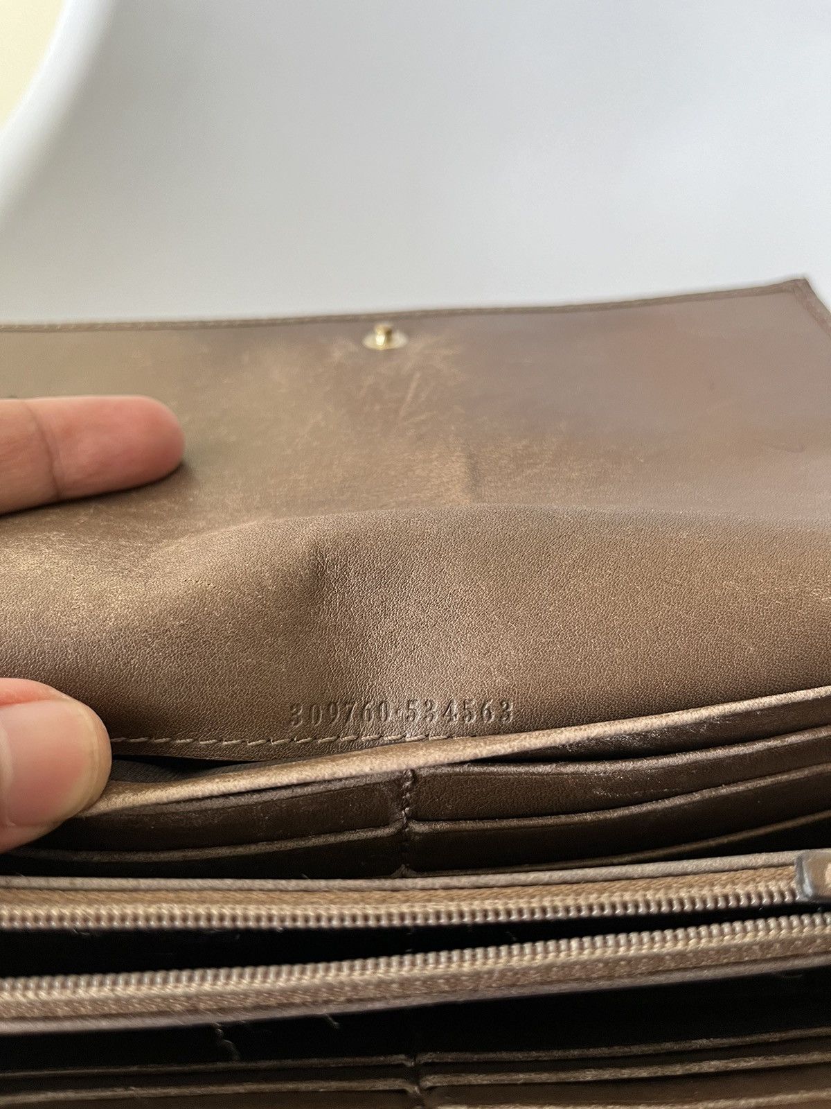 Gucci Gucci Micro Guccissima Leather Wallet Size ONE SIZE - 3 Thumbnail