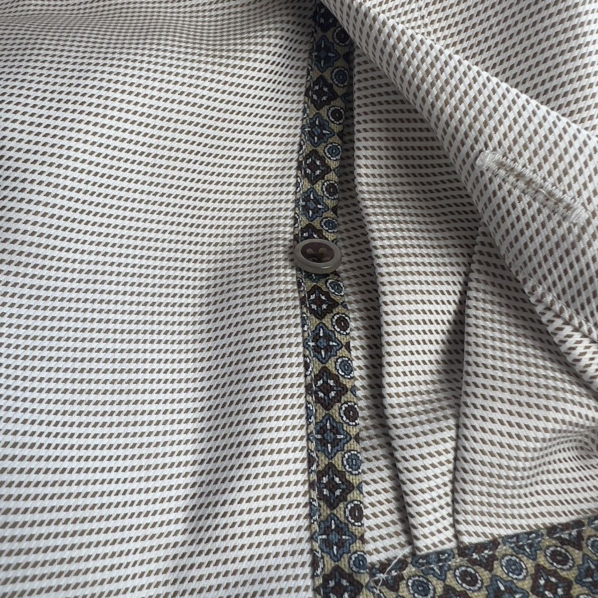 Strenstroms Stenströms Contrast Detail Fitted Body, Twofold Super Cotton Size US XL / EU 56 / 4 - 12 Thumbnail