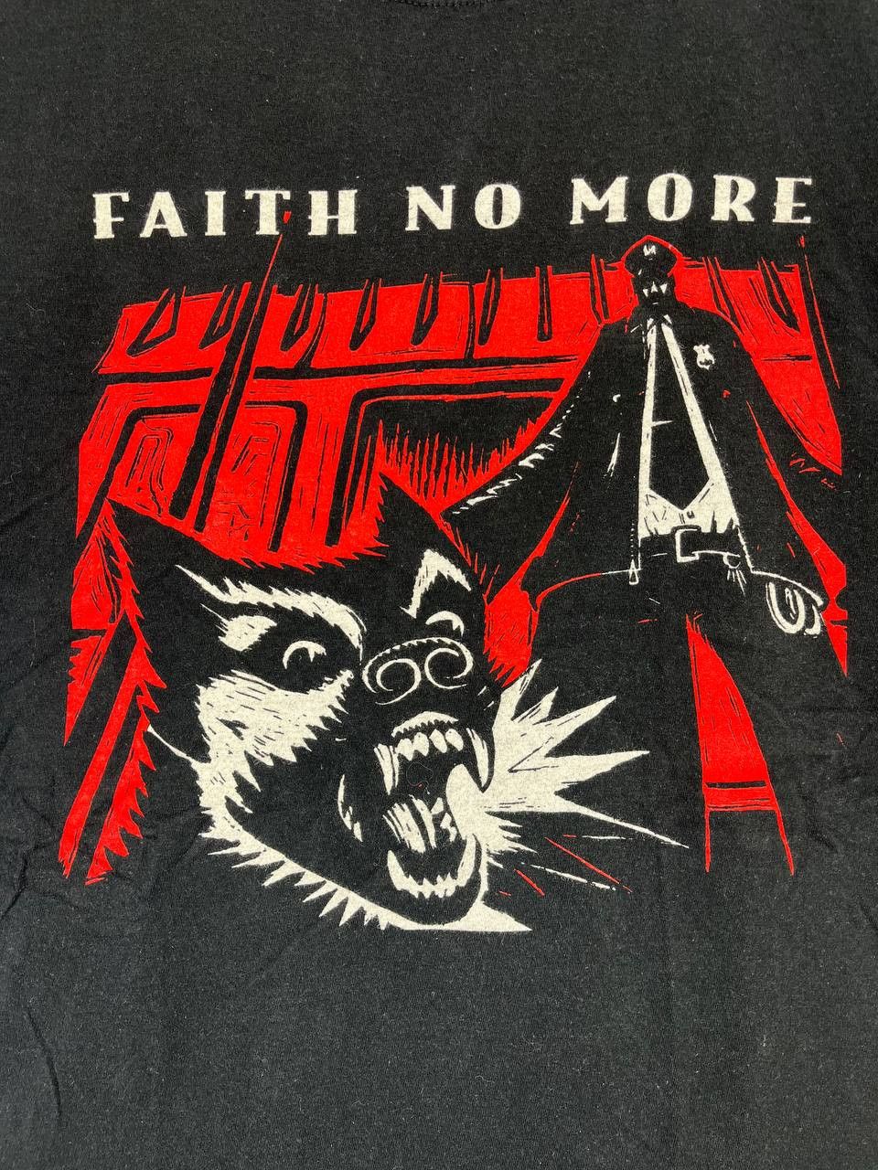 Other Faith No More Band T-Shirt Graphic Wolf Black Tee Rock L Size US L / EU 52-54 / 3 - 3 Thumbnail