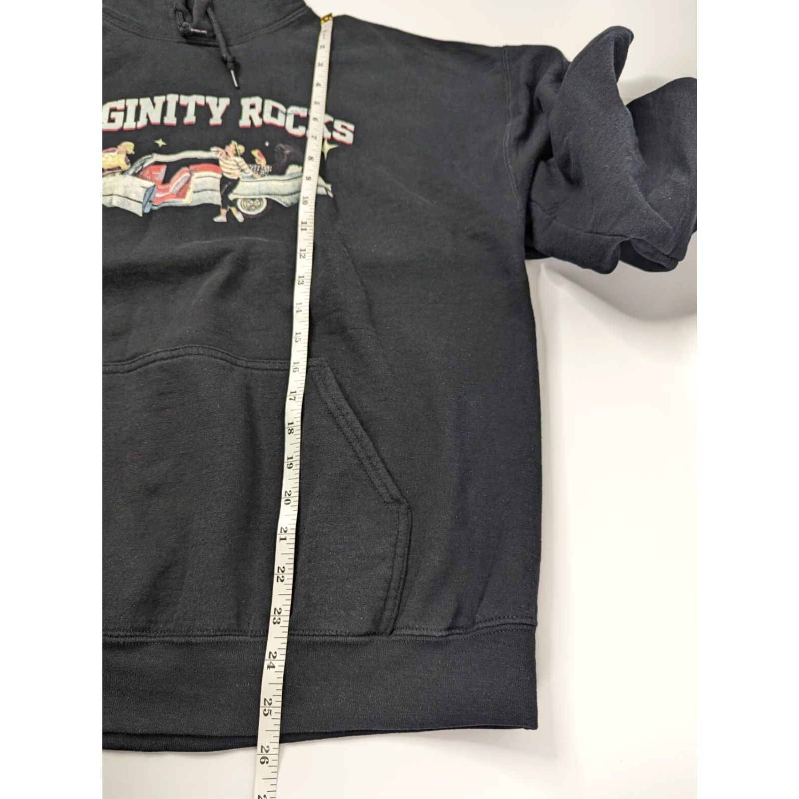 Vintage Duncan Hoodie Mens XL Black Virginity Rocks - Danny Duncan Logo Graphic Pullover with Hooded Pockets Crew Neck Sweatshirt Streetwear Car Theme Size US XL / EU 56 / 4 - 5 Thumbnail