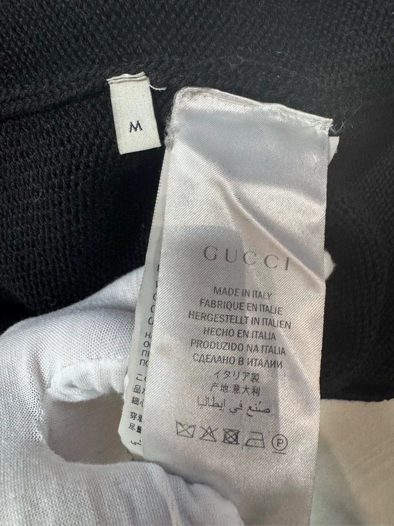 Gucci gucci black knitted cardigan with bee emblem Size US M / EU 48-50 / 2 - 3 Thumbnail