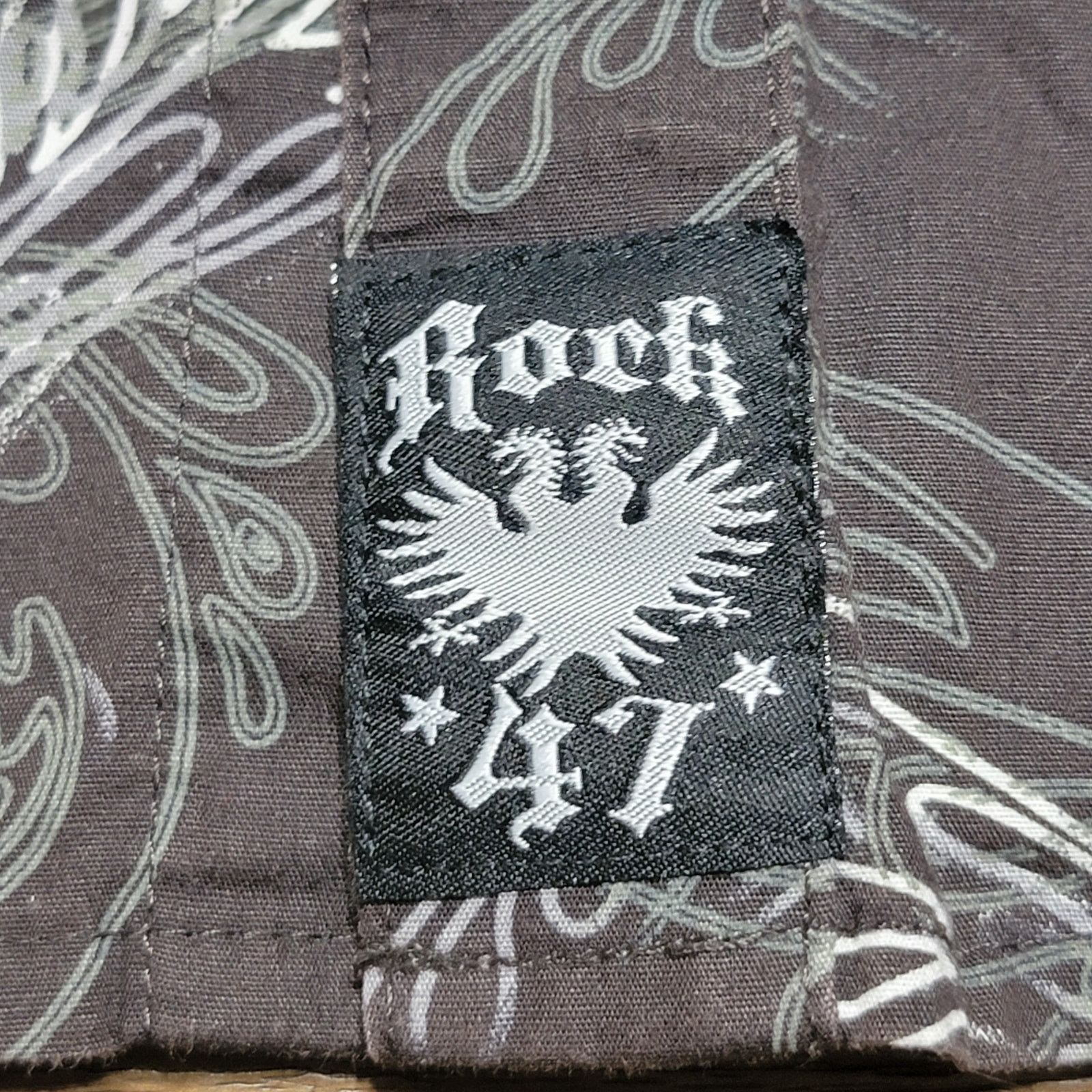 Other Rock 47 LS Black Pearl Snap Lg Paisley Print - Size XL Size US XL / EU 56 / 4 - 6 Thumbnail
