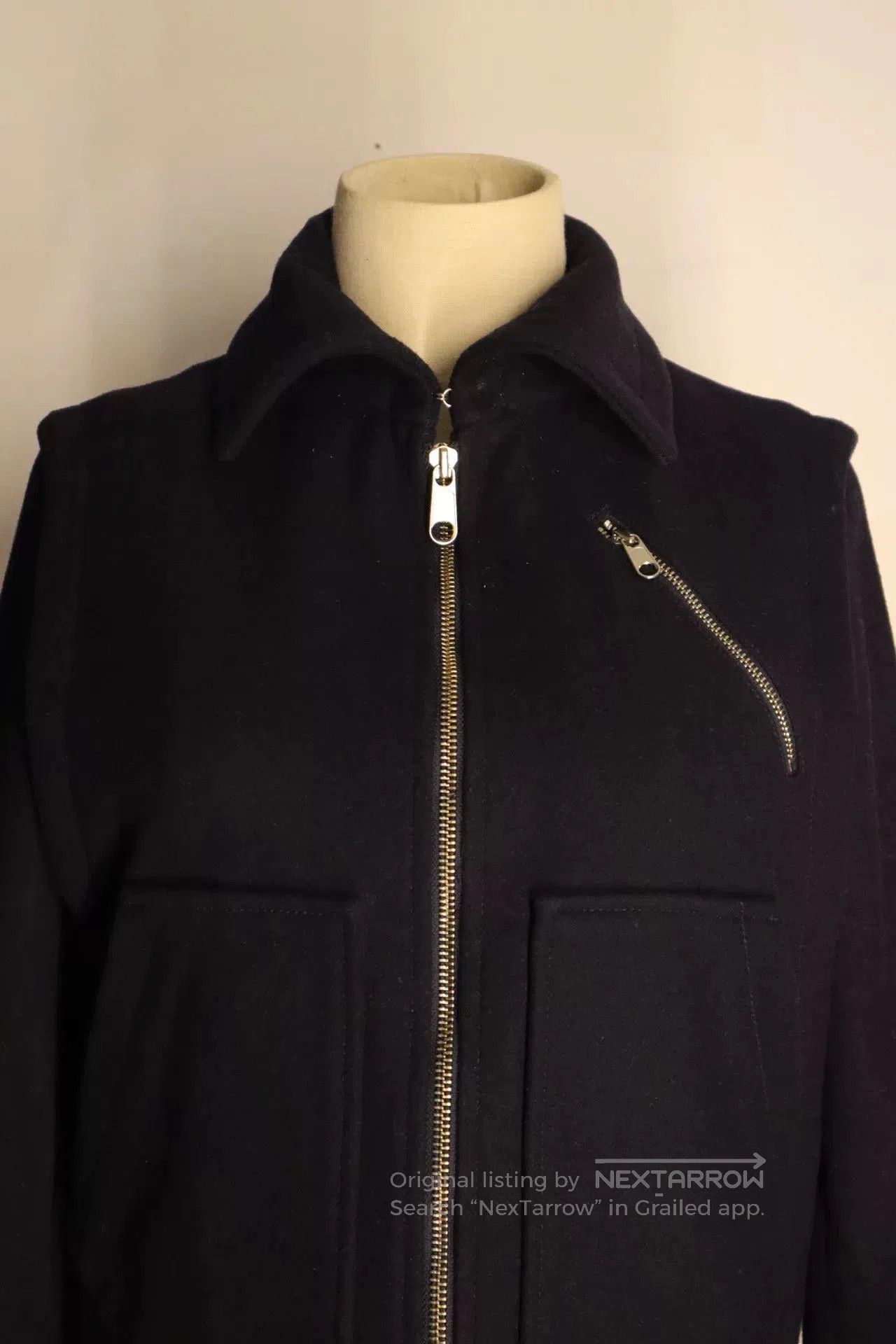 MM6 wool zippered administrative jacket by margiela. Size US S / EU 44-46 / 1 - 1 Thumbnail