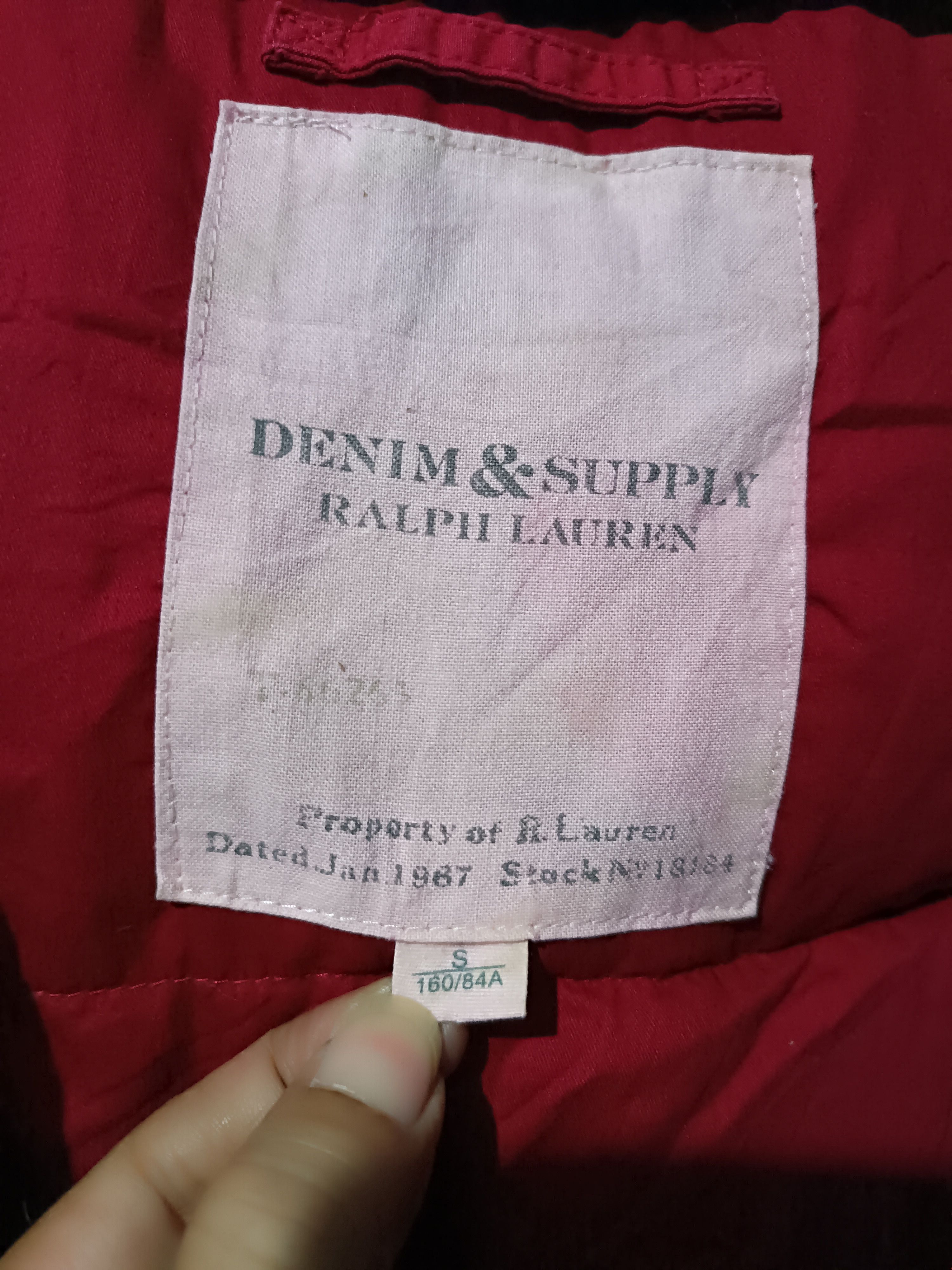 Denim & Supply Ralph Lauren × Polo Ralph Lauren Denim and Supply Womens Small Red Parka Jacket Size S / US 4 / IT 40 - 5 Thumbnail