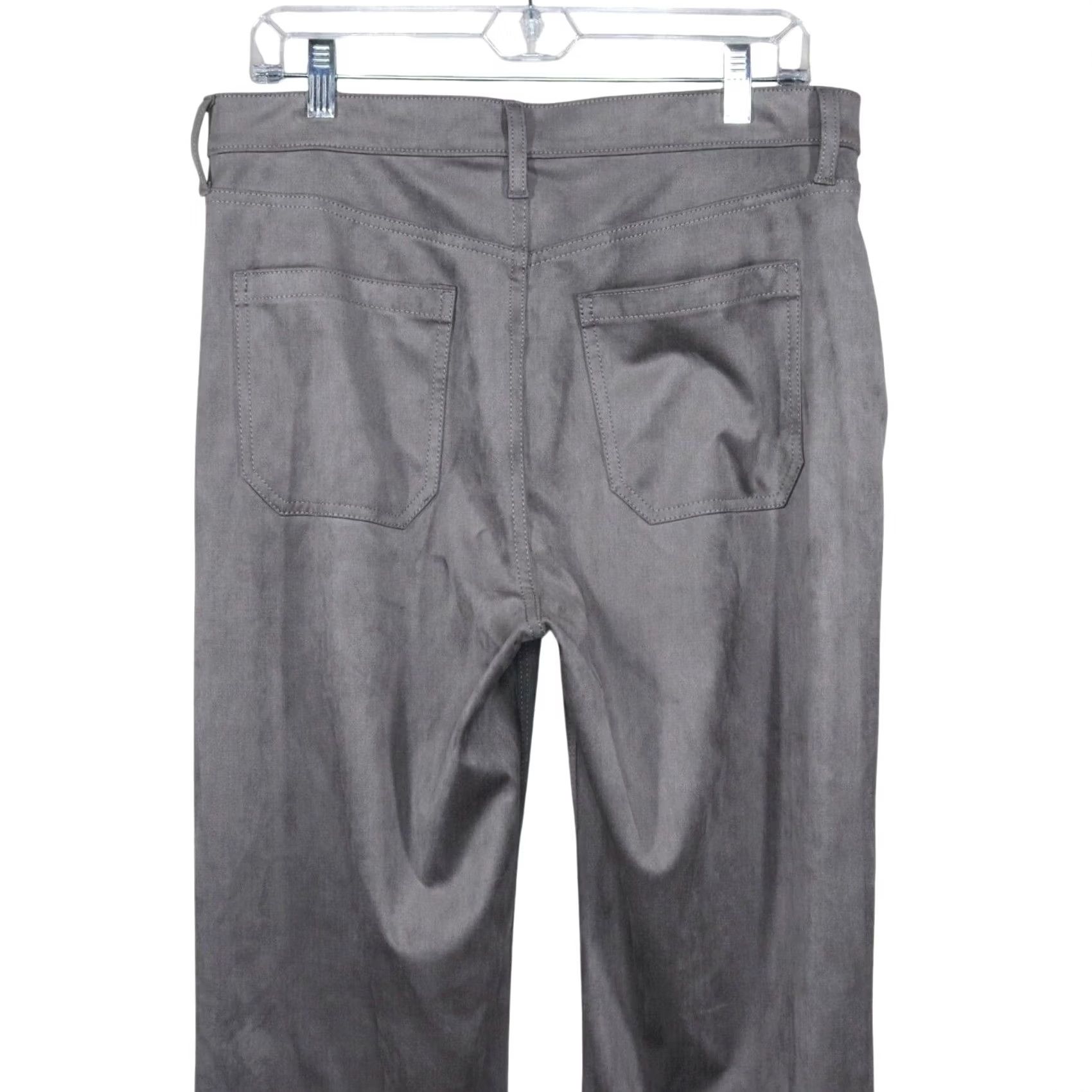 Gap Gap Jeans Womens Size 12 Gray Vegan Suede 70s Flare High Rise 31.5" Inseam NWT Size 34" / US 12 / IT 48 - 6 Thumbnail