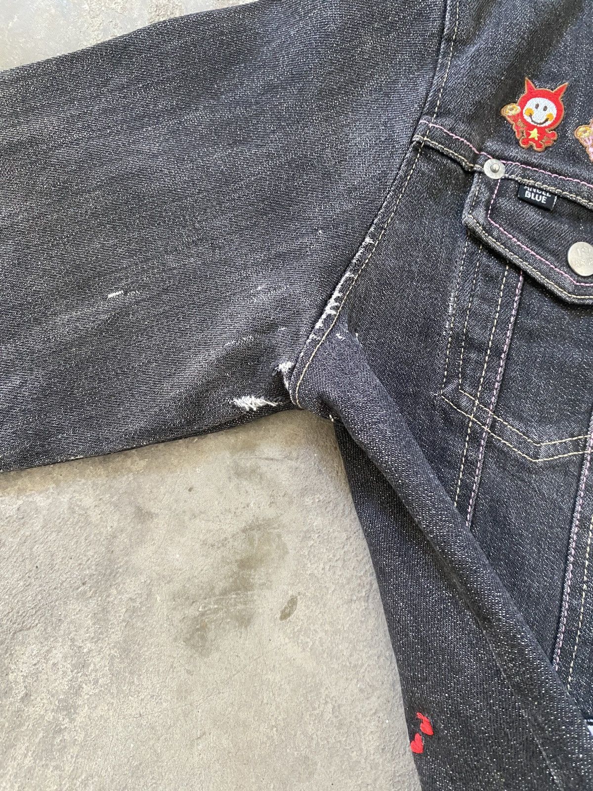 Angel Blue 2000s Angel Blue - Iconic Cute Girls Mascots Denim Jacket Size L / US 10 / IT 46 - 21 Thumbnail
