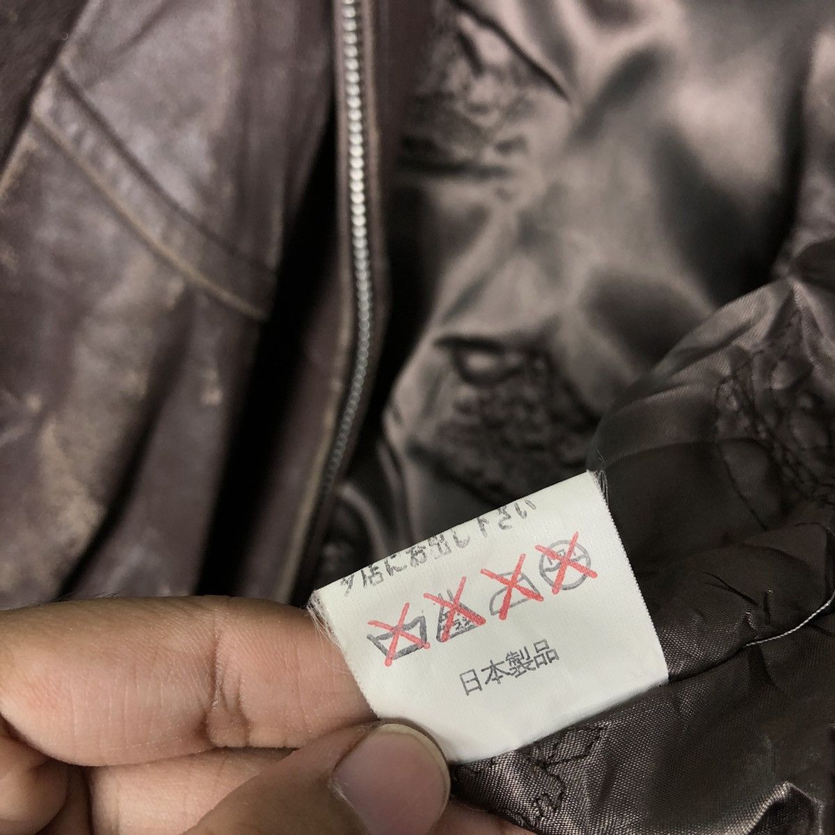 Japanese Brand 📌Cropped Genuine Leather Jacket Biker Josephine Size US M / EU 48-50 / 2 - 21 Thumbnail