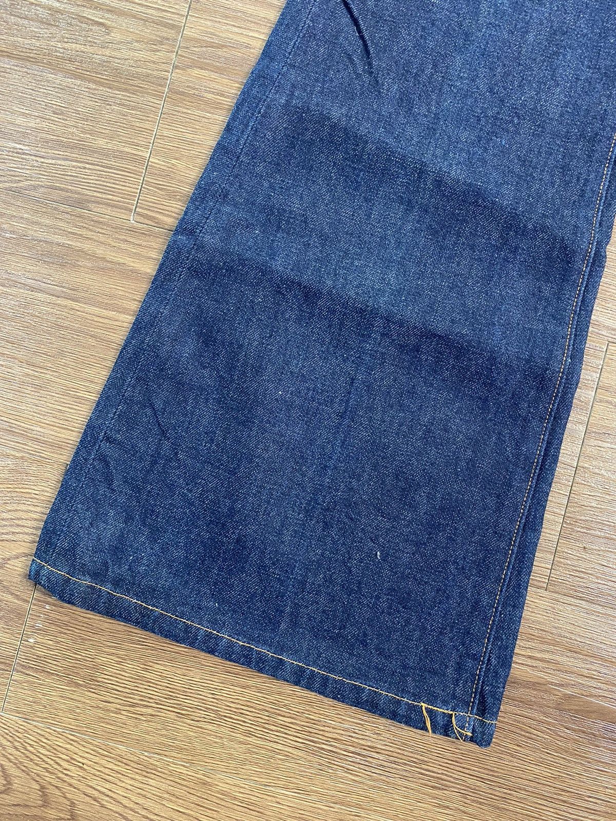 Vintage 70s 80s Super Flare Vintage Bobson Bush Pant Boot Cut Denim Size US 27 - 3 Thumbnail