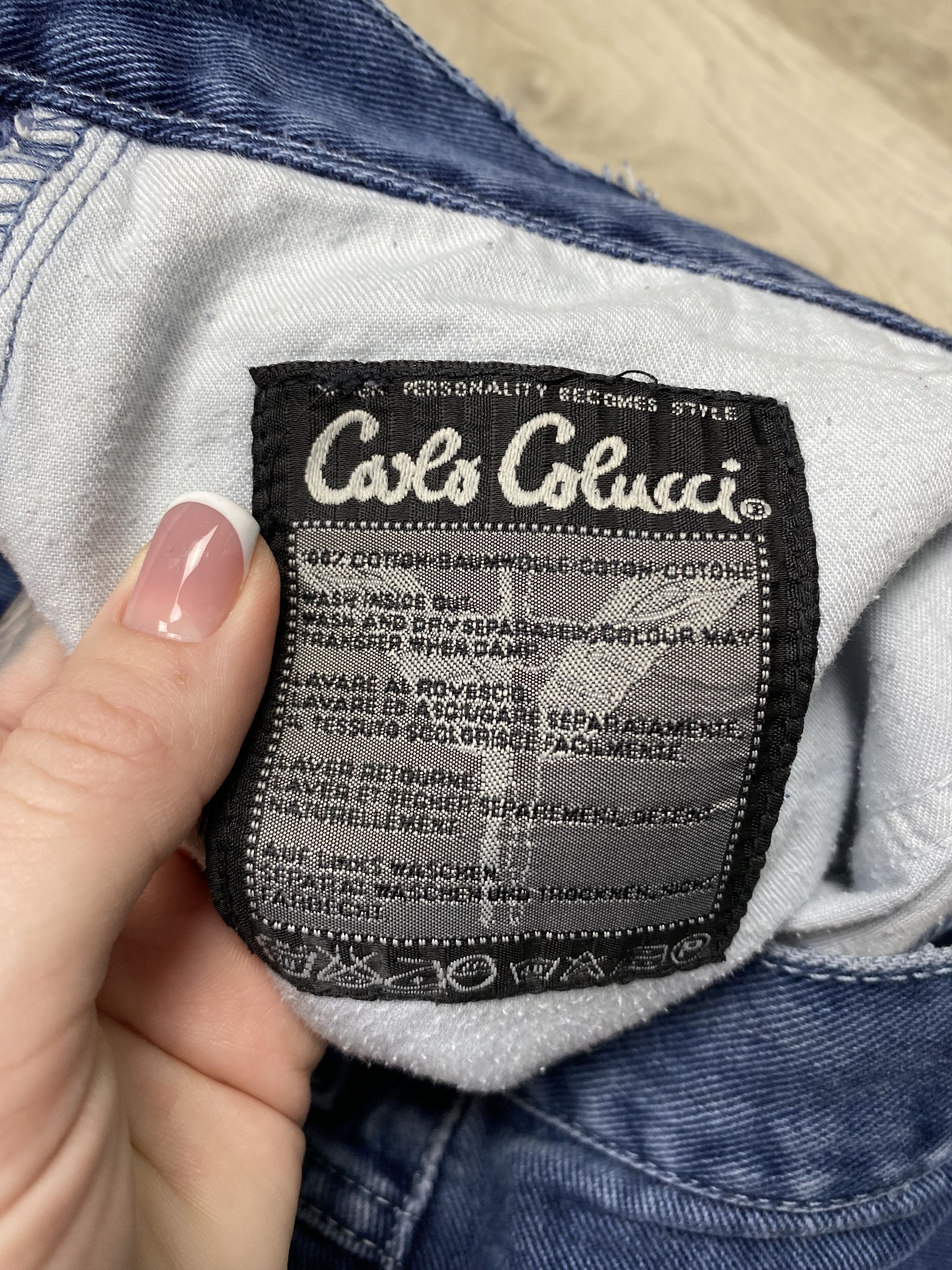 Carlo Colucci Carlo Colucci 90s Vintage Mens Denim Pants Jeans Size US 35 - 8 Thumbnail