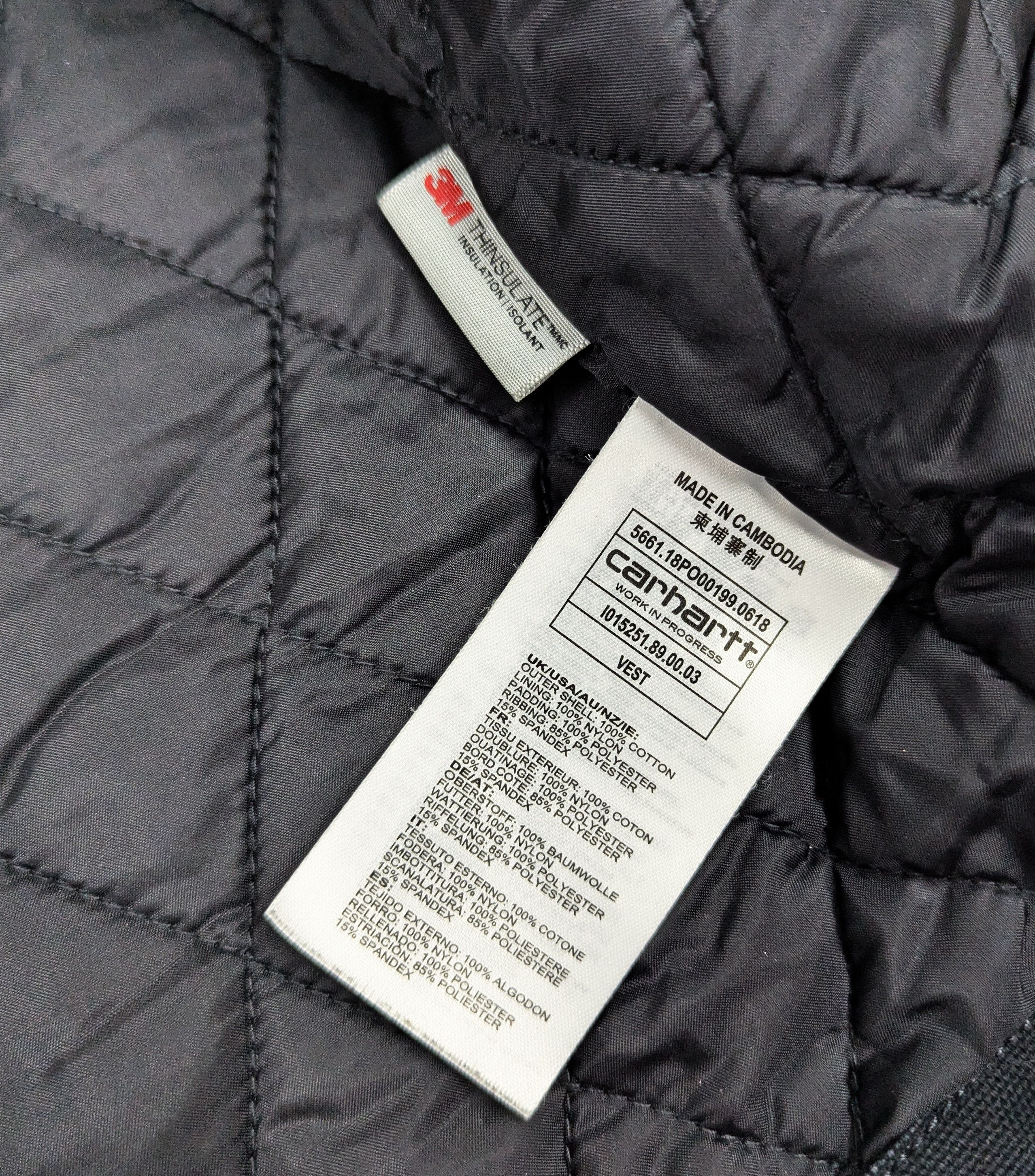 Carhartt Carhartt black vest M Size US M / EU 48-50 / 2 - 6 Thumbnail