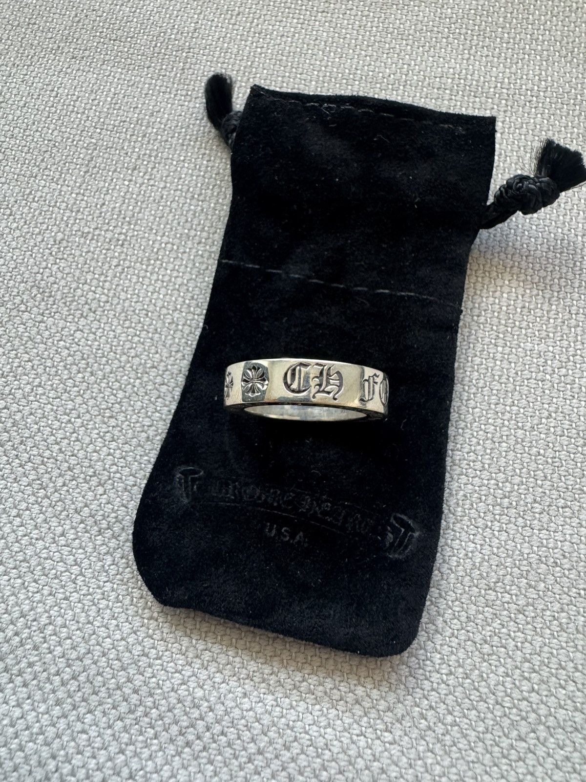 Chrome Hearts Chrome Hearts .925 Sterling Silver 6mm Forever Spacer Ring Size ONE SIZE - 1 Thumbnail